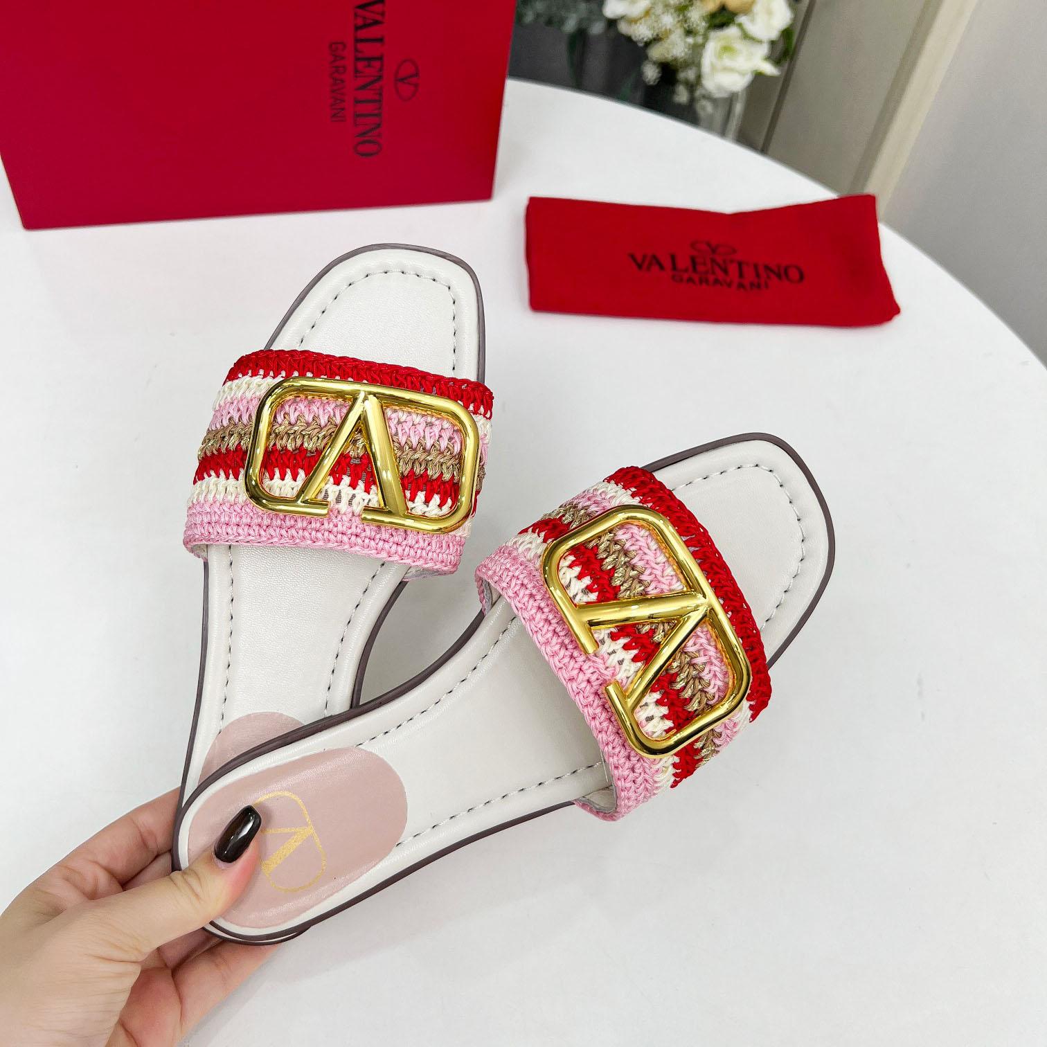 Valent Women's Pink Flat Sandals - DopestKickz