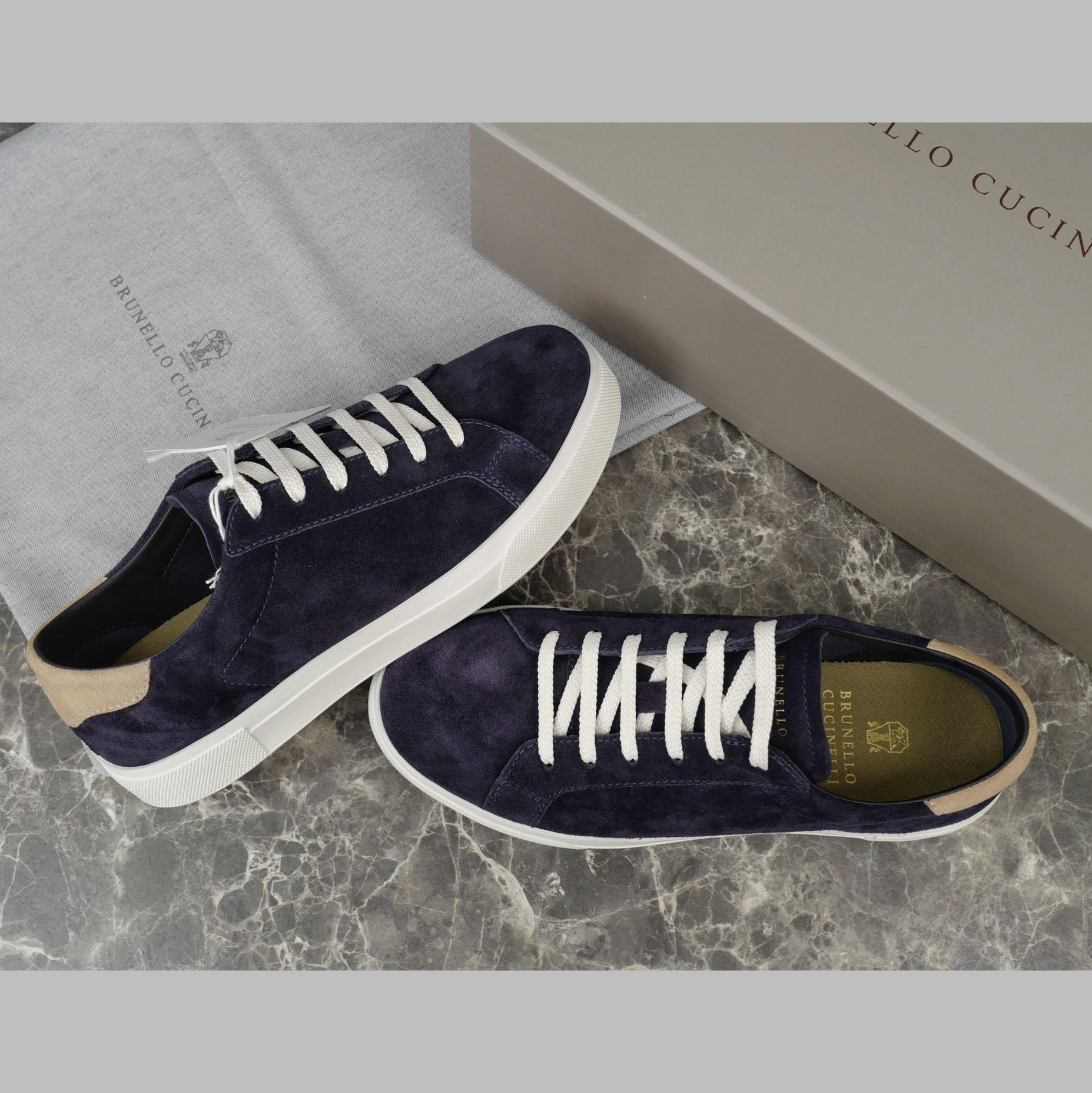 Brunello Cucinelli Suede Sneakers - DopestKickz