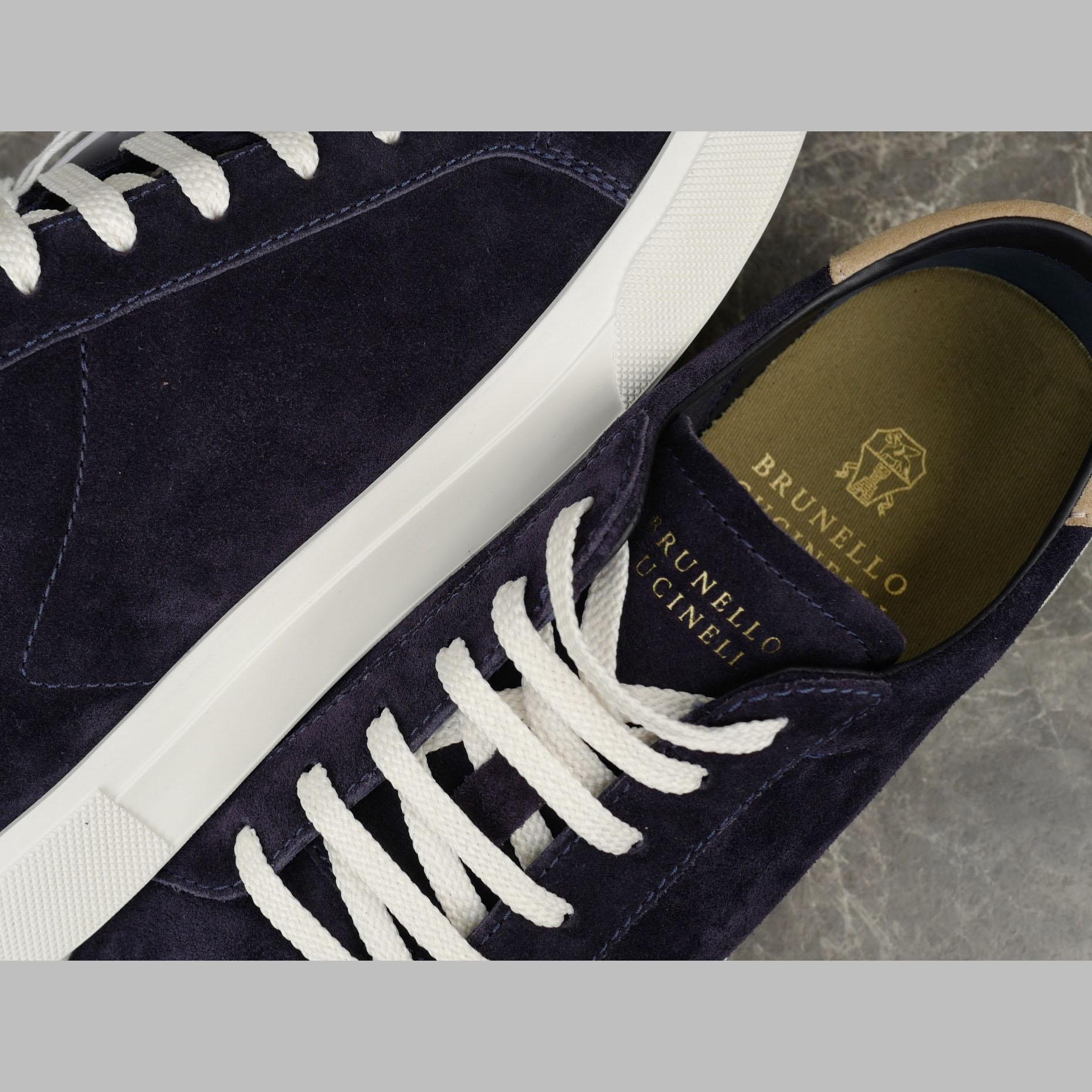 Brunello Cucinelli Suede Sneakers - DopestKickz