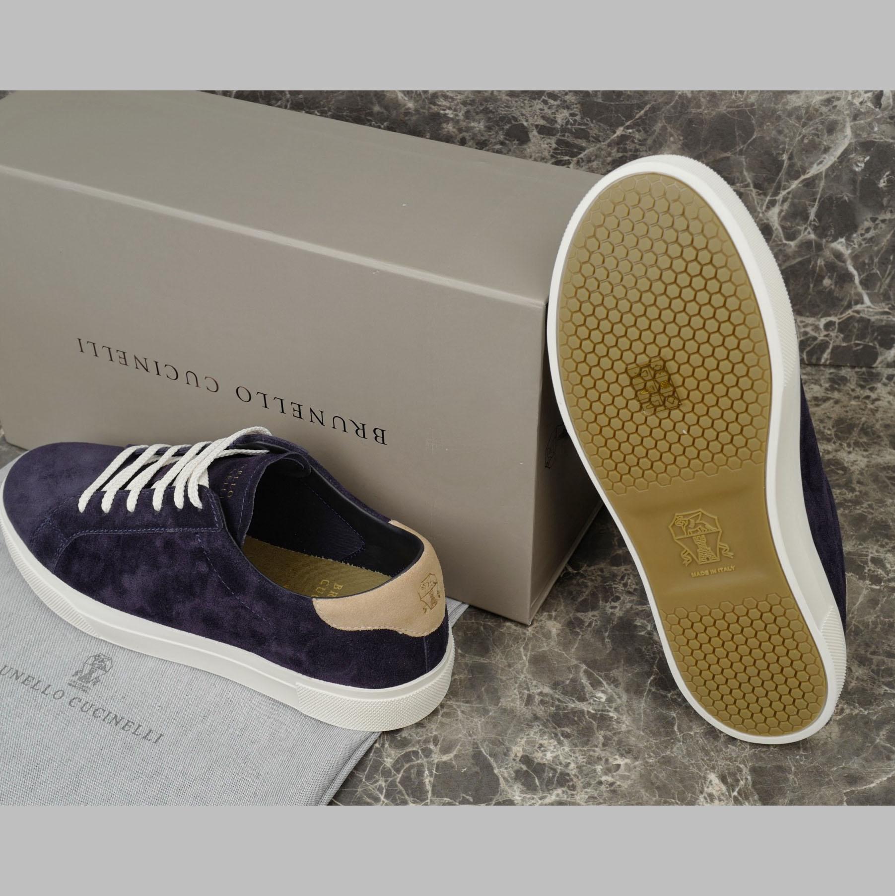 Brunello Cucinelli Suede Sneakers - DopestKickz