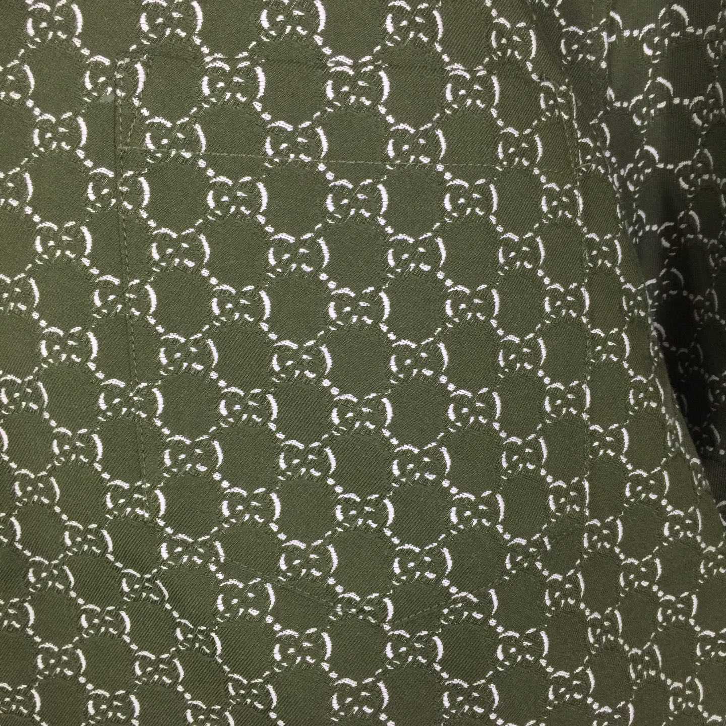 Gucci GG Linen Blend Canvas Shirt - DopestKickz