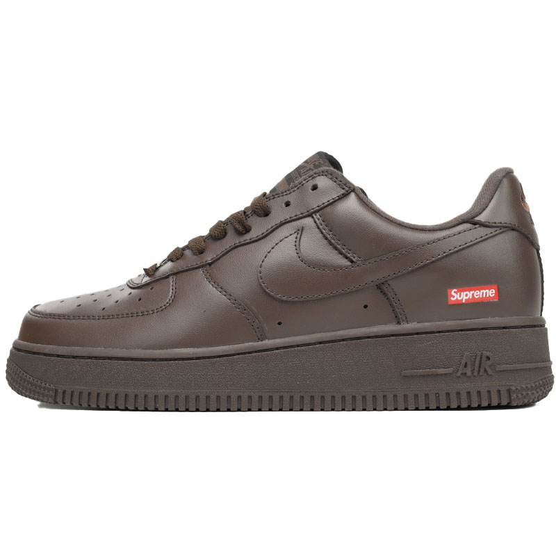 Supreme x Air Force 1 Low 'Box Logo - Baroque Brown' - DopestKickz