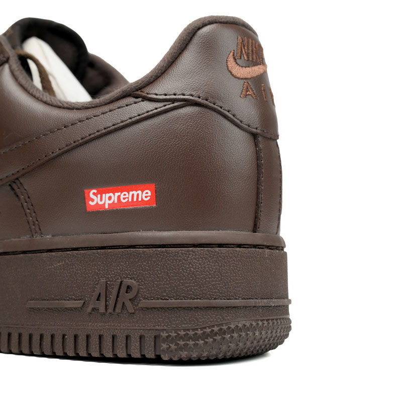 Supreme x Air Force 1 Low 'Box Logo - Baroque Brown' - DopestKickz