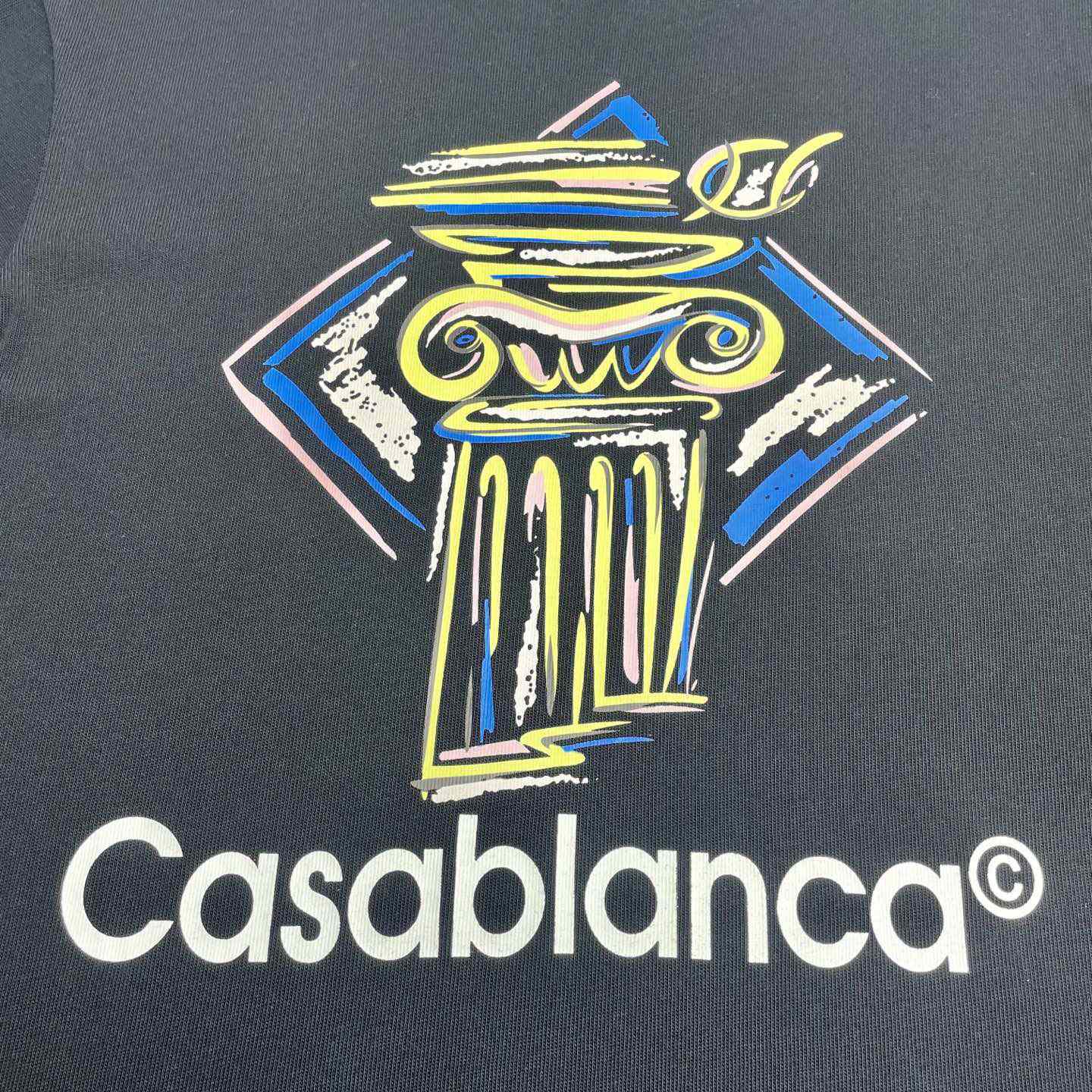 Casablanca Diamond Column Printed T-Shirt   C953 - DopestKickz