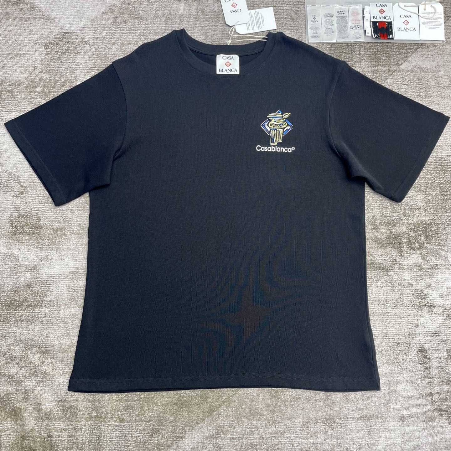 Casablanca Diamond Column Printed T-Shirt   C953 - DopestKickz