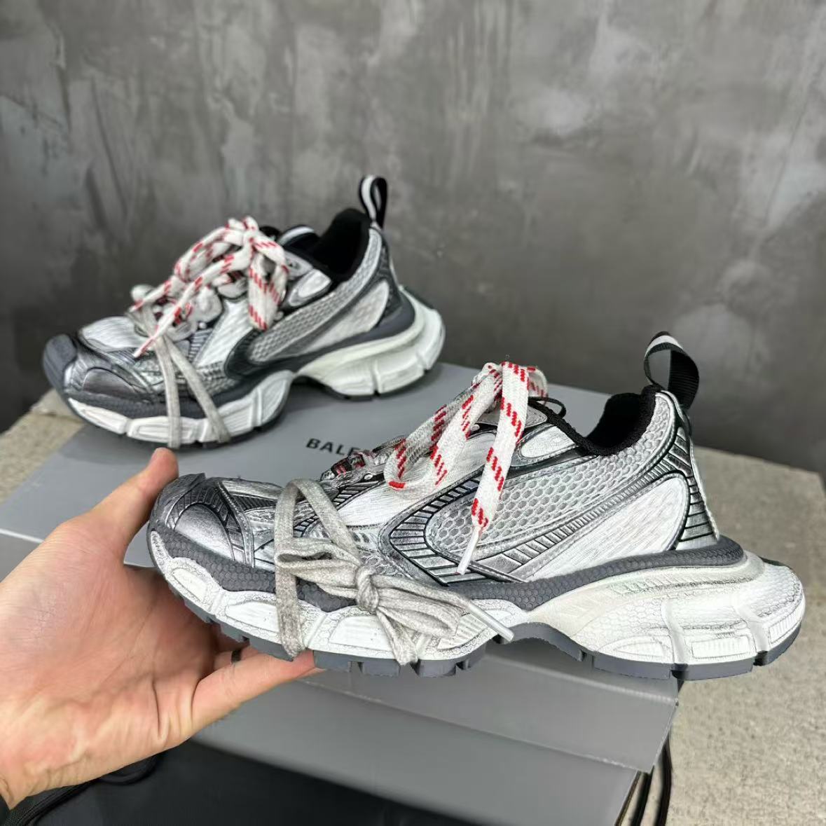 Balenciaga 3XL Sneaker In Grey - DopestKickz