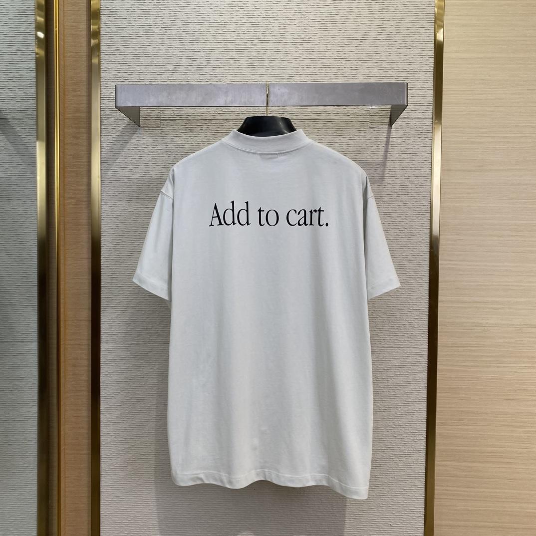 Balenciaga Basketball Sneaker T-Shirt Oversized In Dirty White - DopestKickz