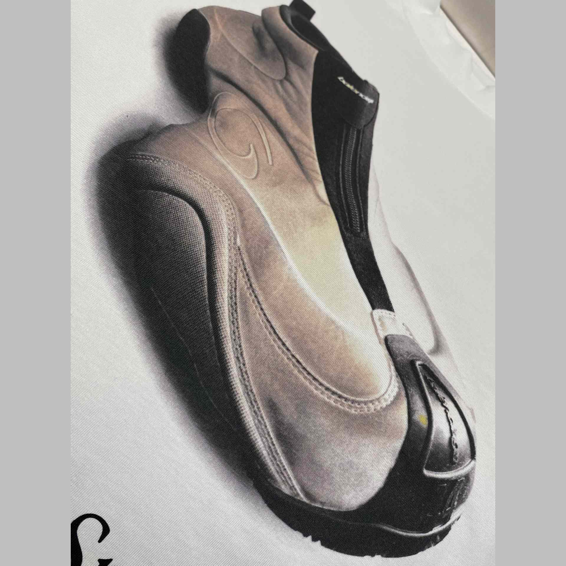 Balenciaga Basketball Sneaker T-Shirt Oversized In Dirty White - DopestKickz