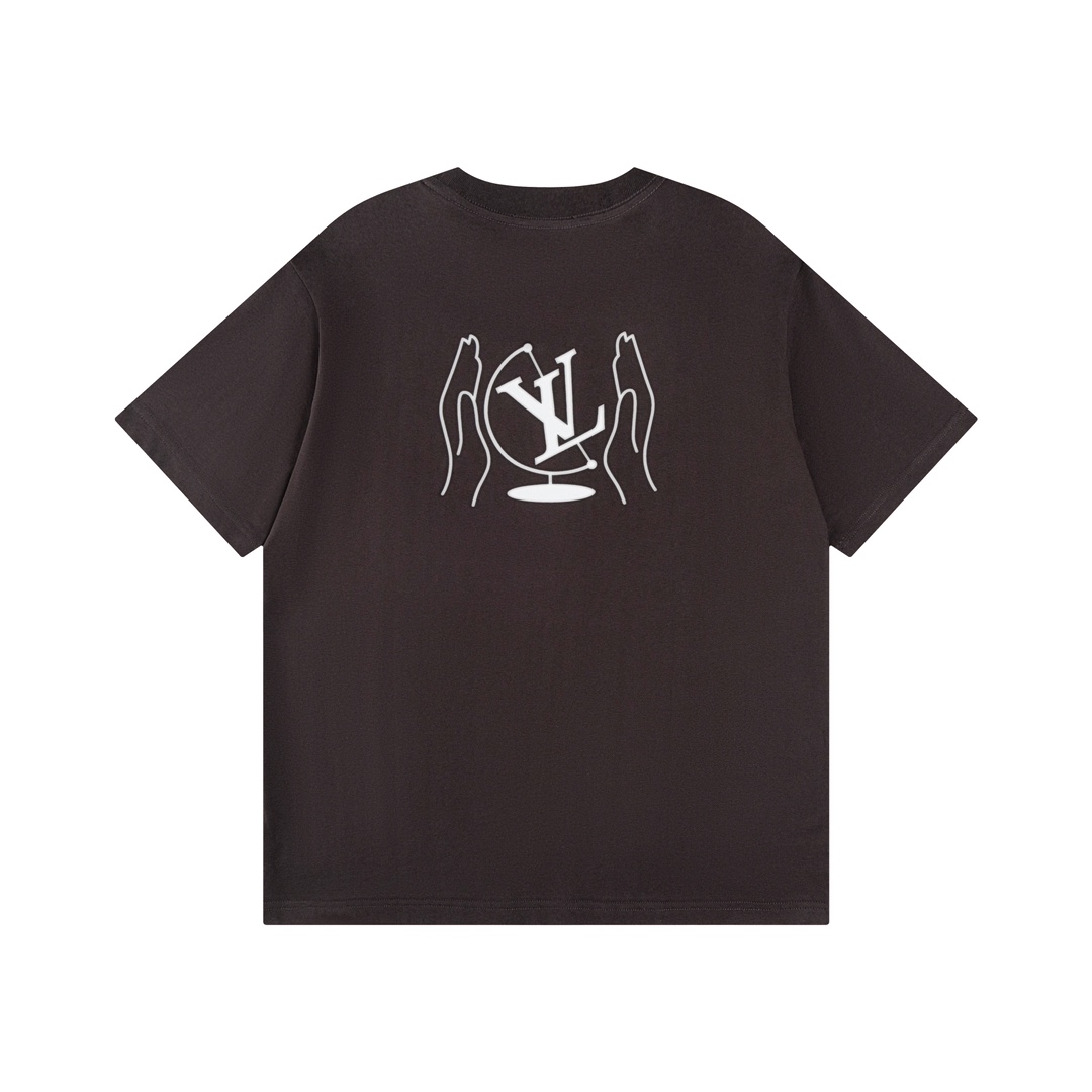 Louis Vuitton Washed Printed Cotton T-Shirt - DopestKickz