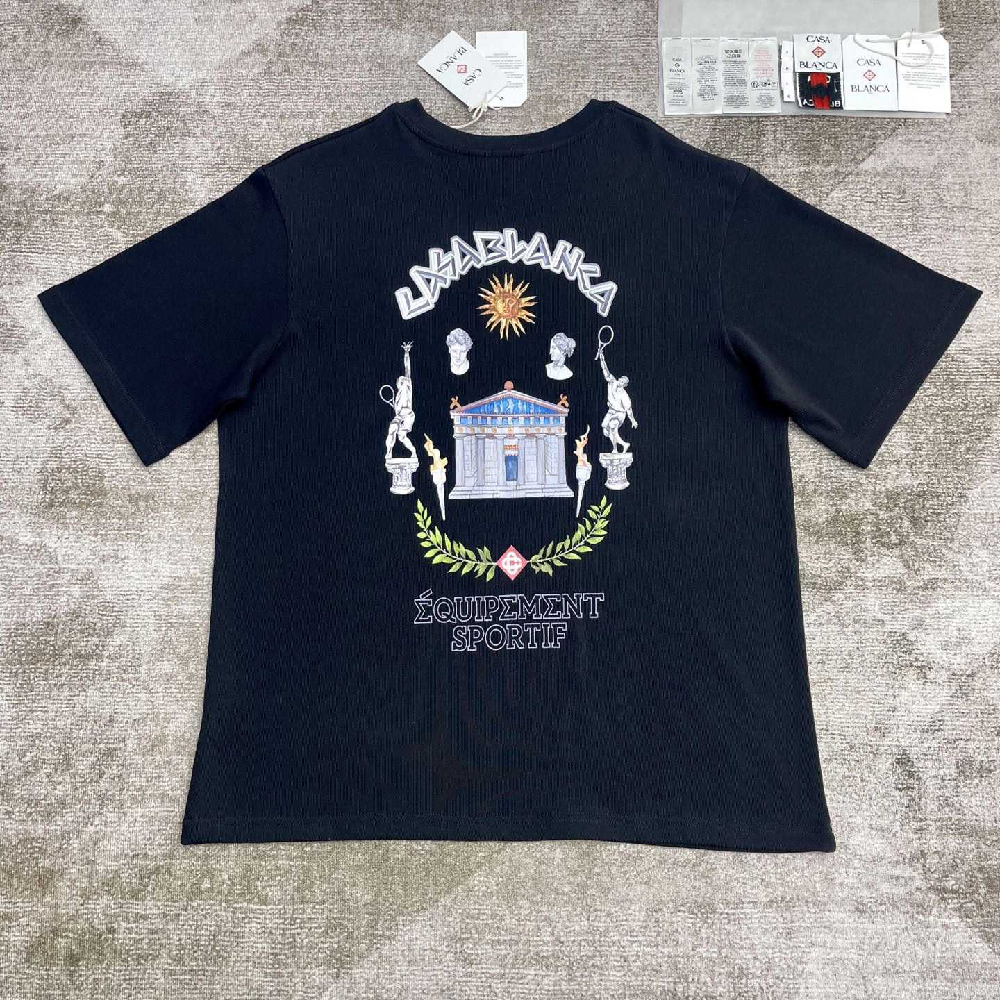 Casablanca Le Temple Du Sport T-Shirt    C958 - DopestKickz