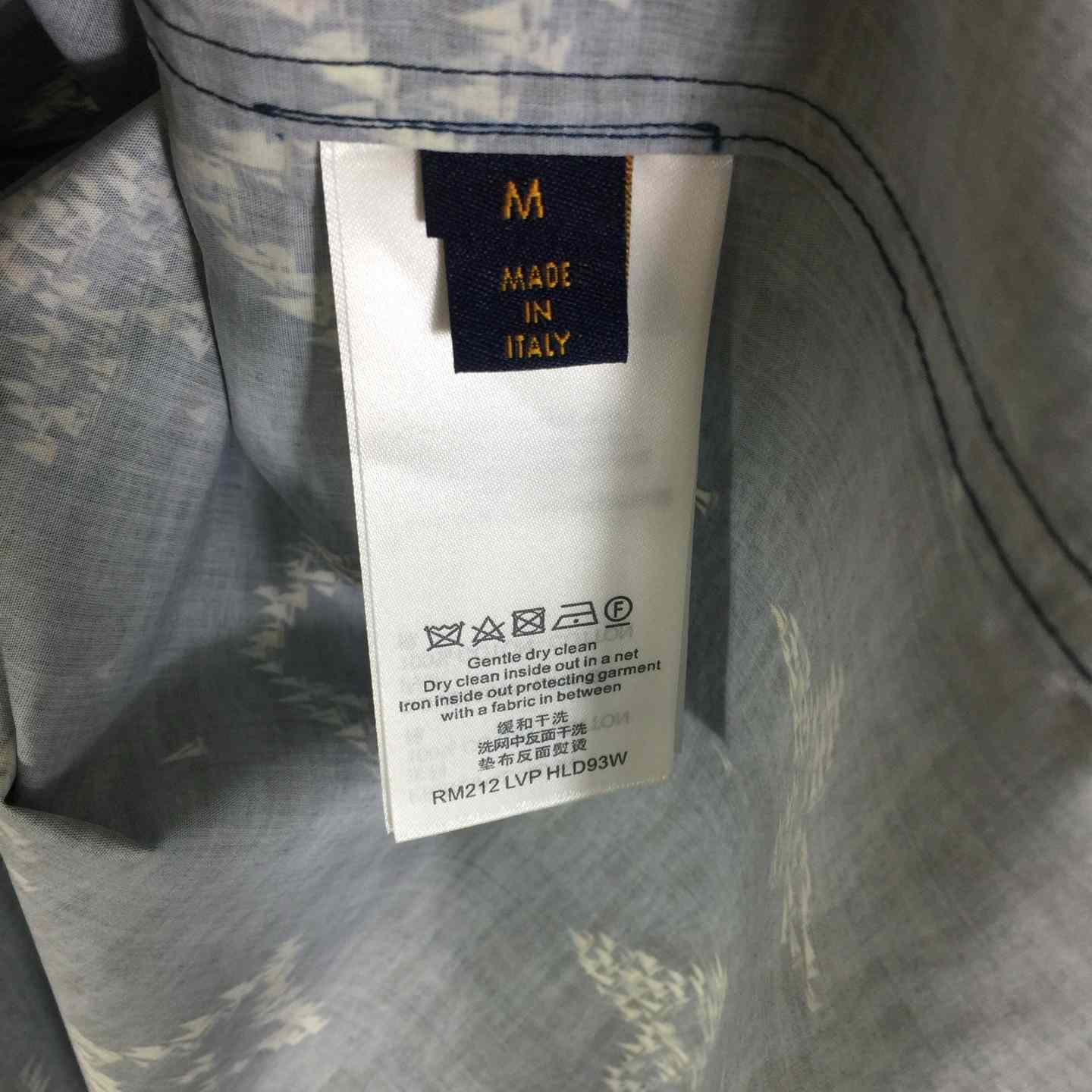 Louis Vuitton Printed Monogram Short-Sleeved Shirt   1AHVU4 - DopestKickz