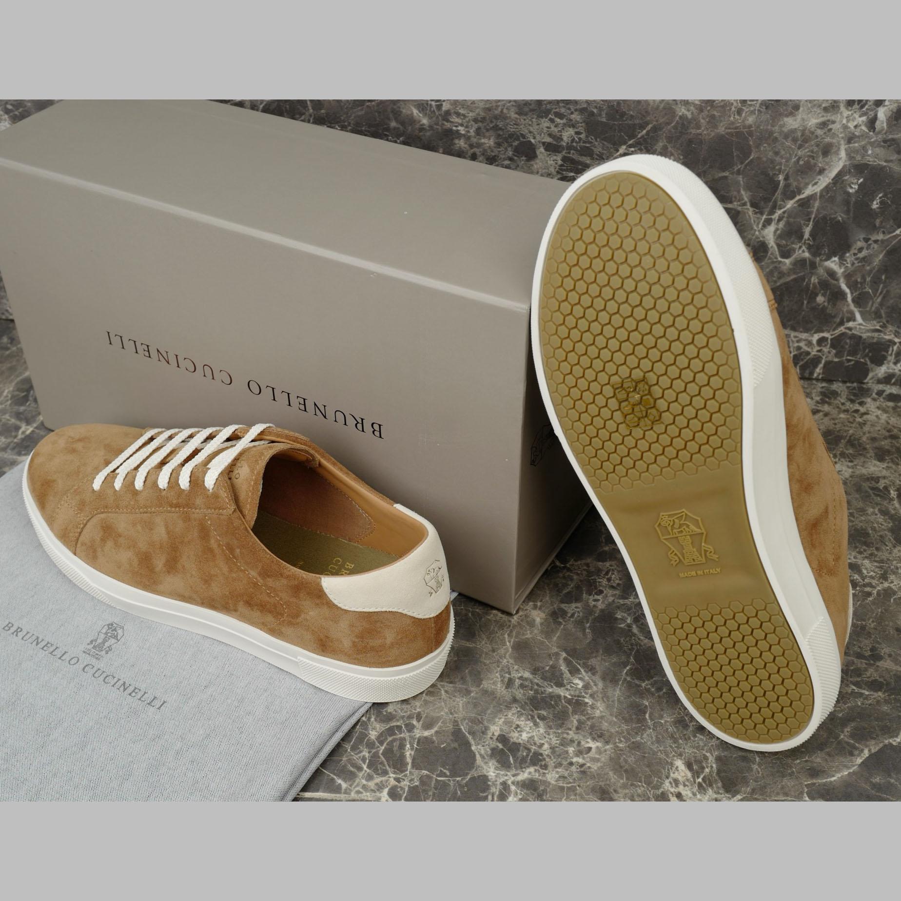 Brunello Cucinelli Suede Sneakers - DopestKickz