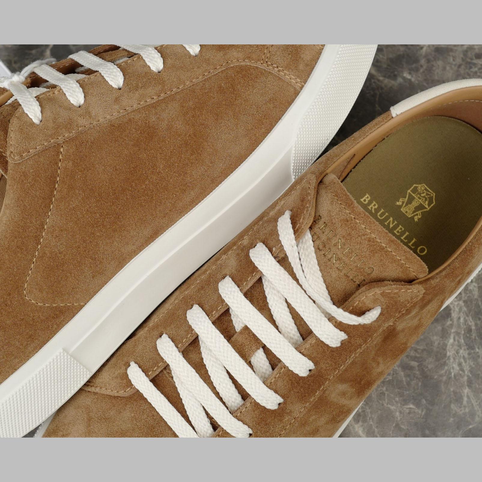 Brunello Cucinelli Suede Sneakers - DopestKickz