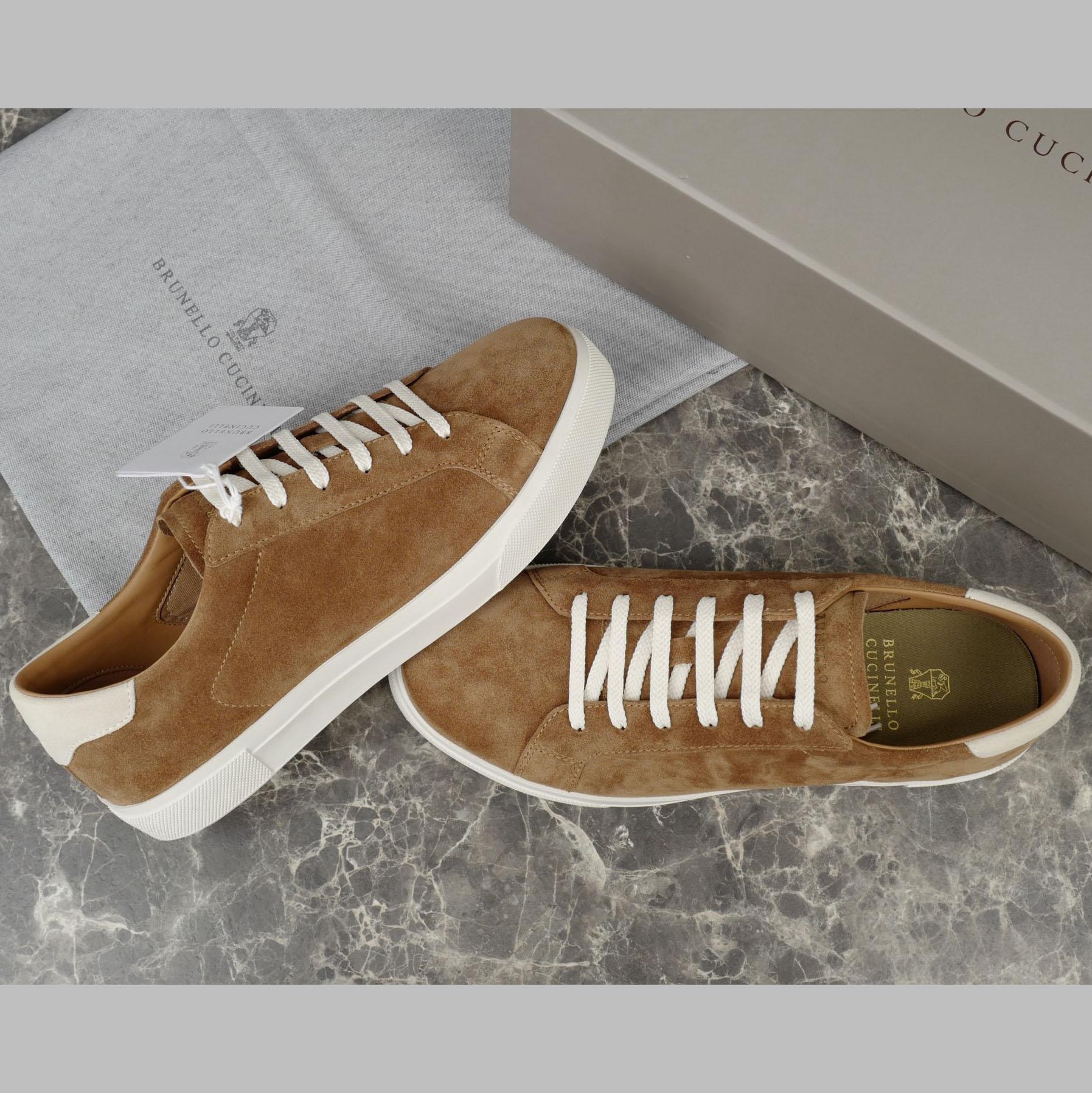 Brunello Cucinelli Suede Sneakers - DopestKickz