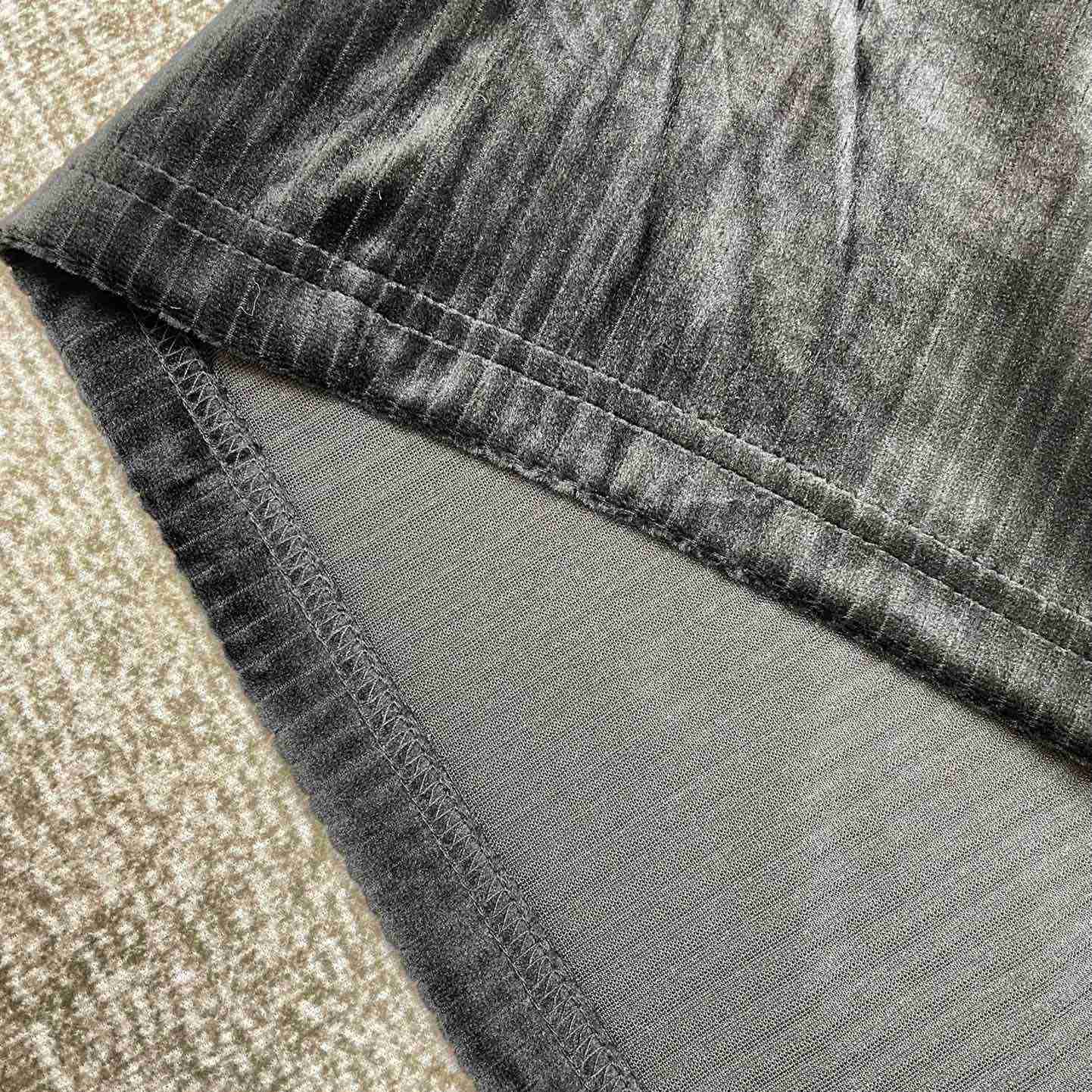 Casablanca Rib Velour Polo Shirt   c878 - DopestKickz