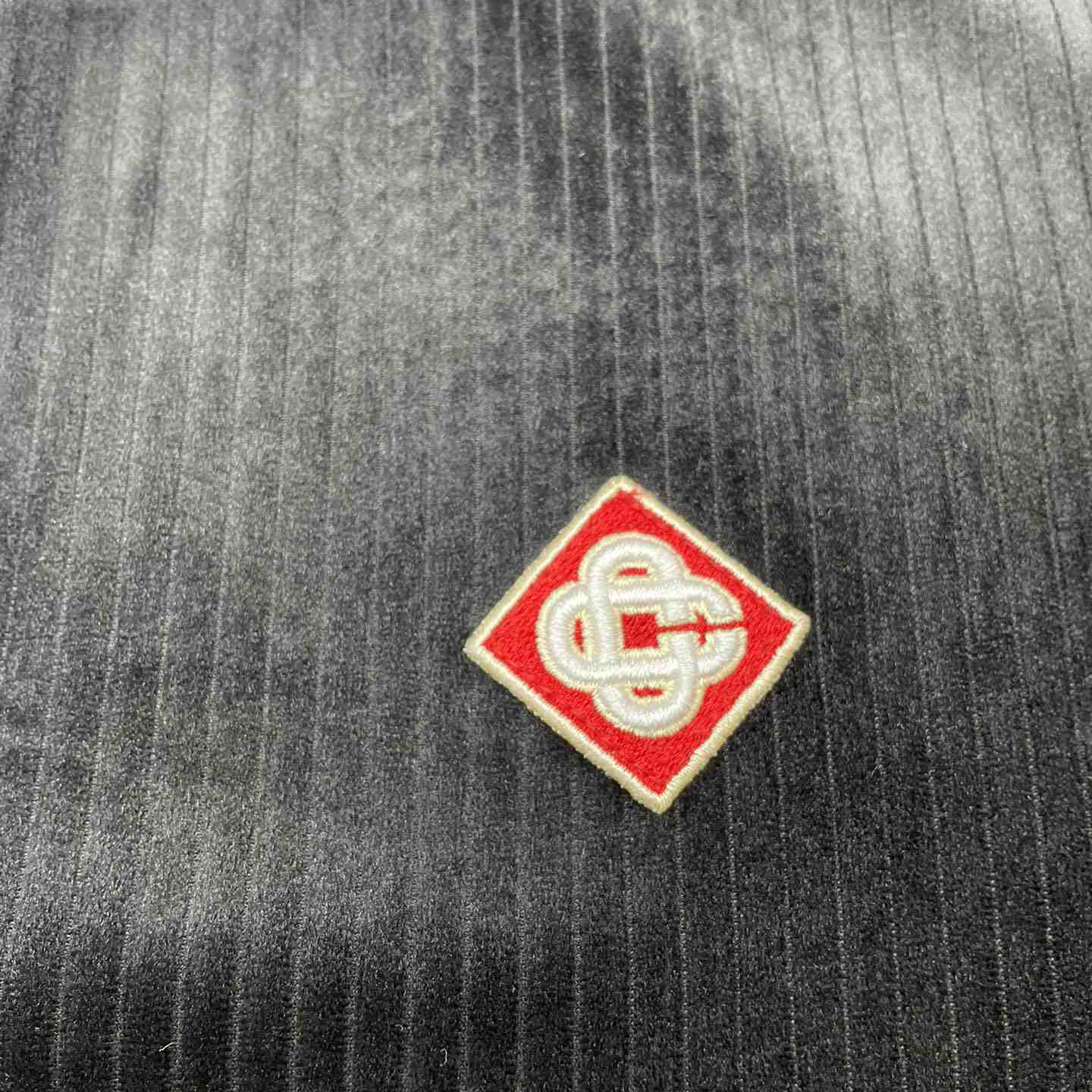 Casablanca Rib Velour Polo Shirt   c878 - DopestKickz