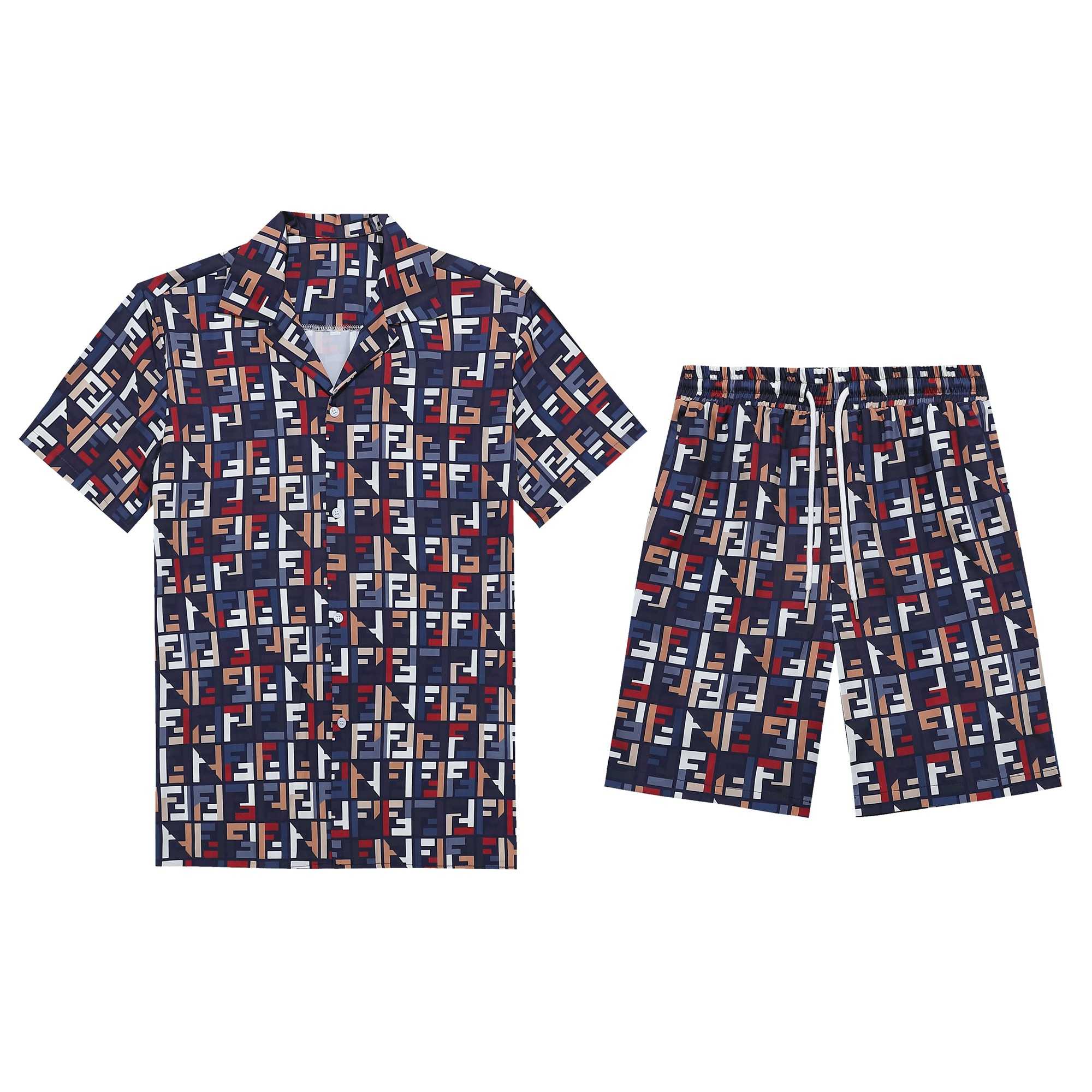 Fendi Silk Shirt And Short - DopestKickz