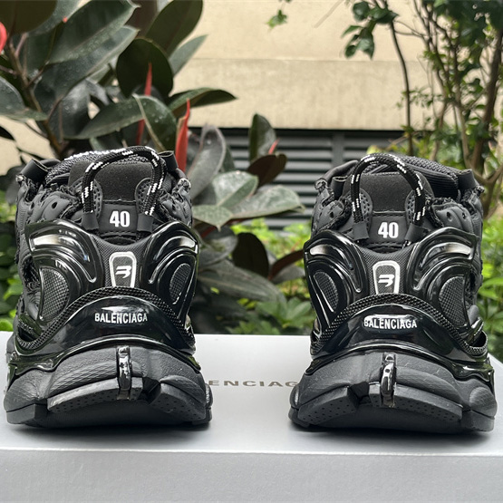 Balenciaga Runner Sneaker In Matte Black - DopestKickz