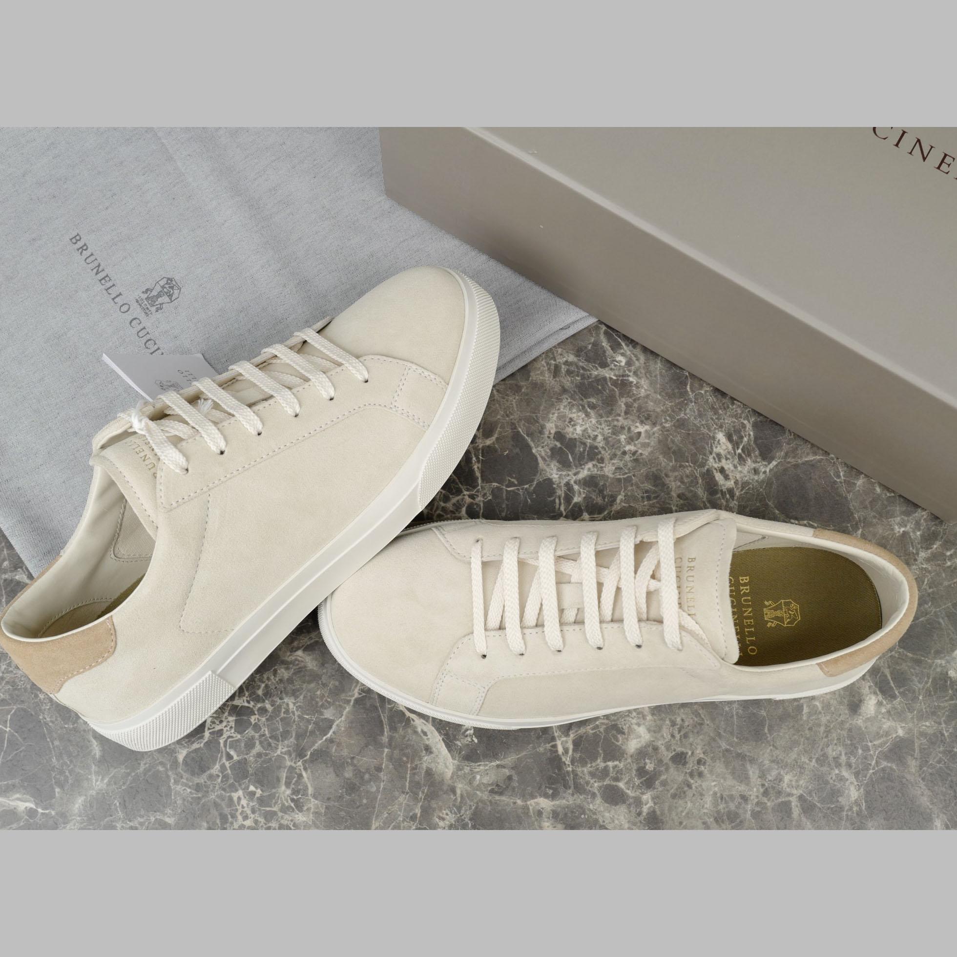 Brunello Cucinelli Suede Sneakers - DopestKickz