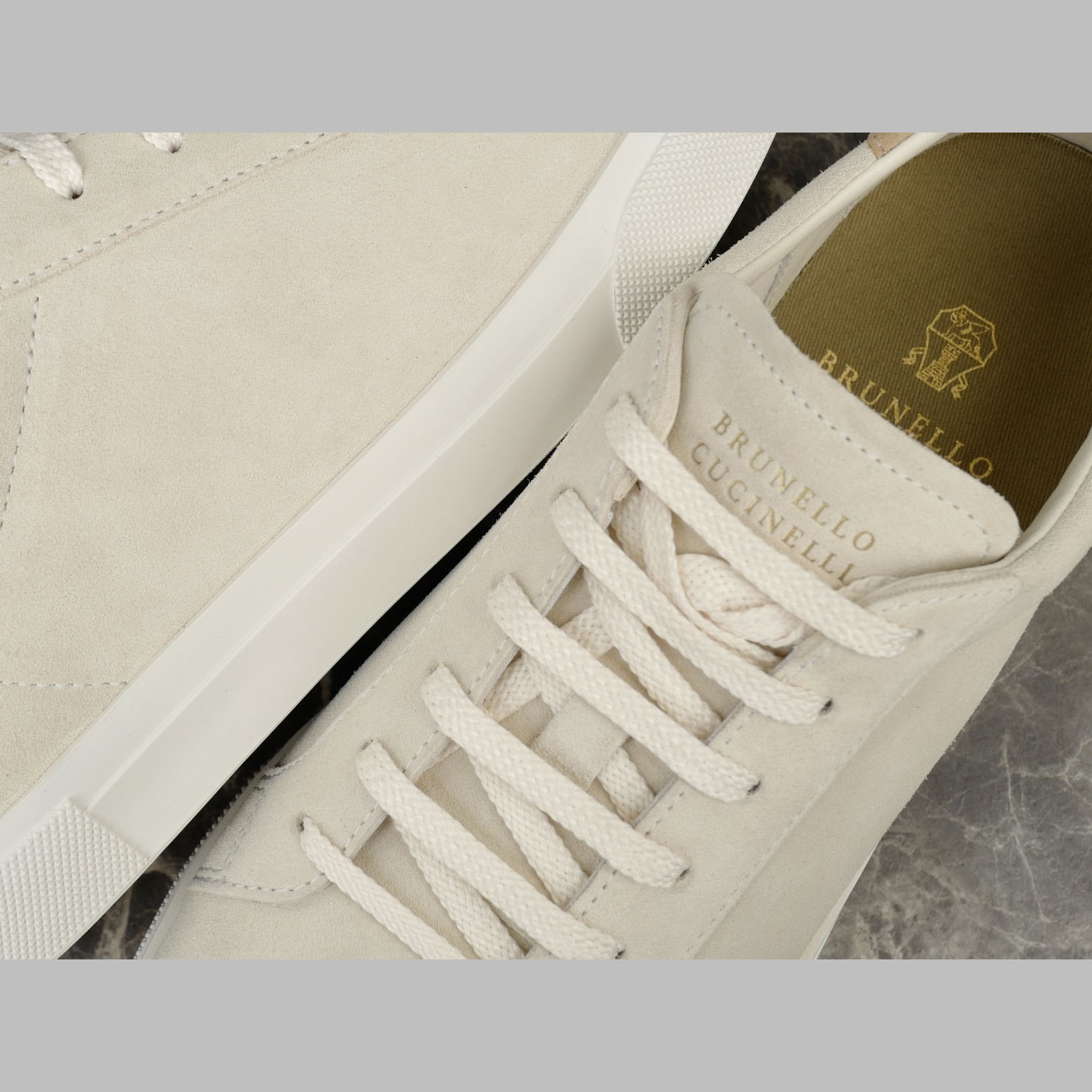 Brunello Cucinelli Suede Sneakers - DopestKickz