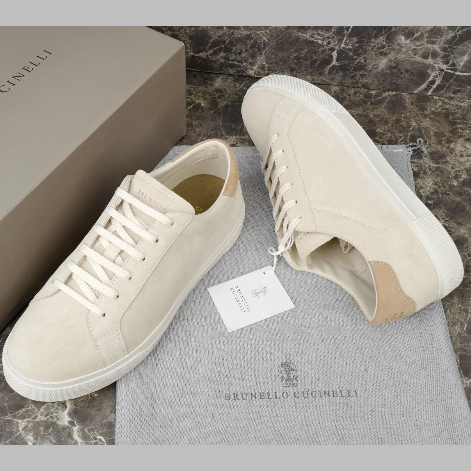 Brunello Cucinelli Suede Sneakers - DopestKickz
