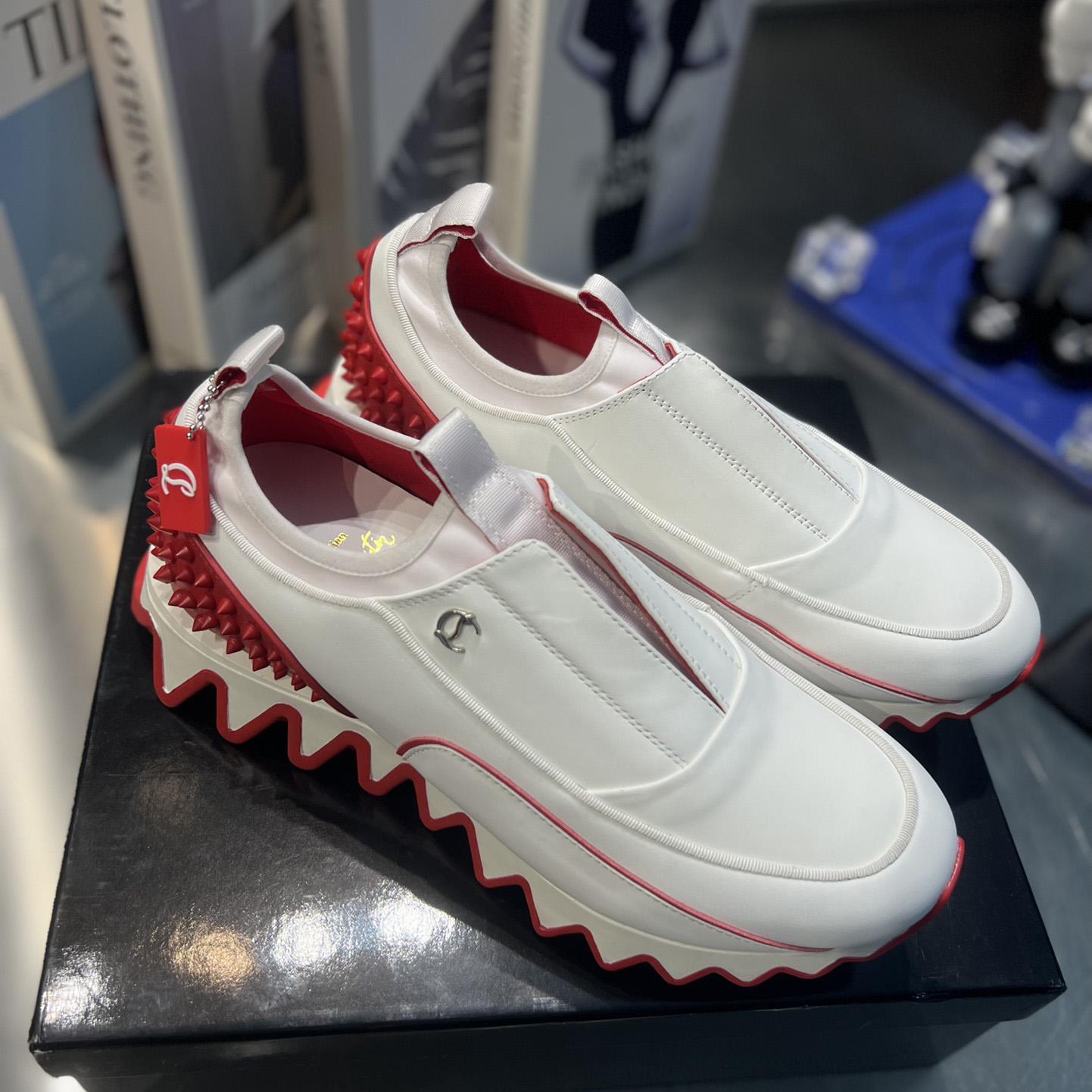 Christian Louboutin Sharkyloub SP Spikes Sneakers  - DopestKickz