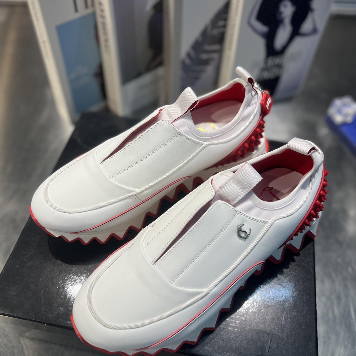 Christian Louboutin Sharkyloub SP Spikes Sneakers  - DopestKickz