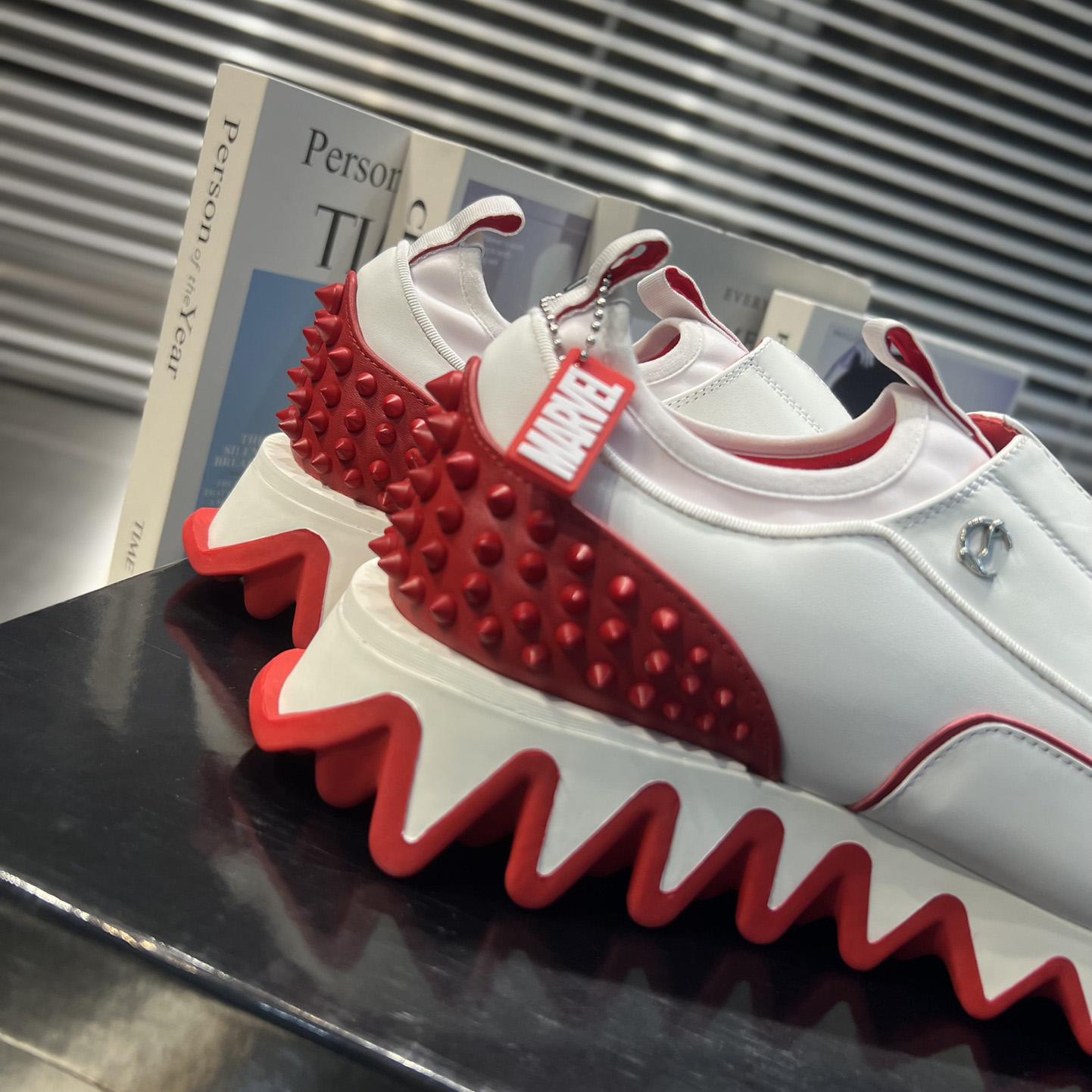 Christian Louboutin Sharkyloub SP Spikes Sneakers  - DopestKickz