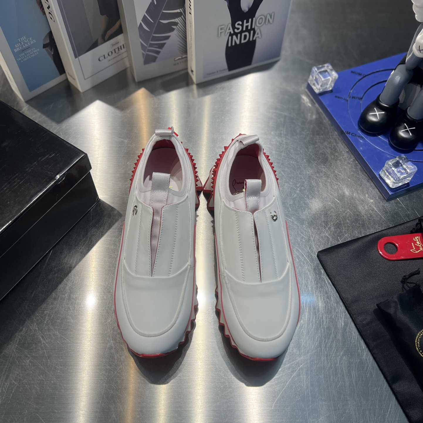 Christian Louboutin Sharkyloub SP Spikes Sneakers  - DopestKickz