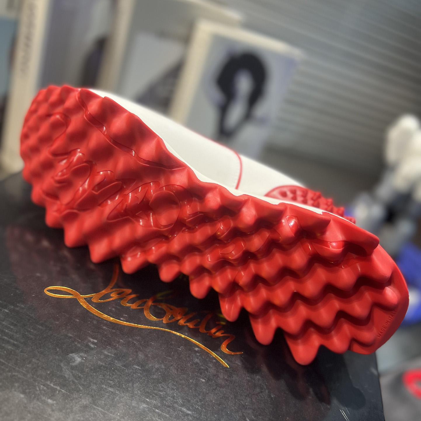 Christian Louboutin Sharkyloub SP Spikes Sneakers  - DopestKickz