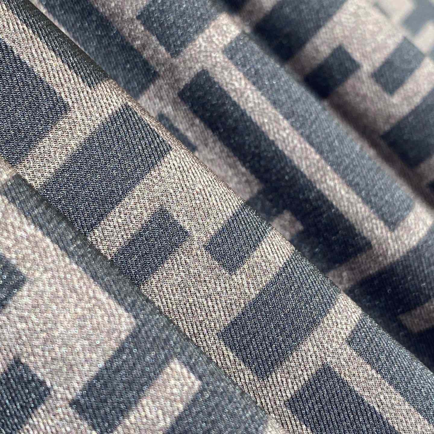 Fendi Brown Silk Shirt - DopestKickz