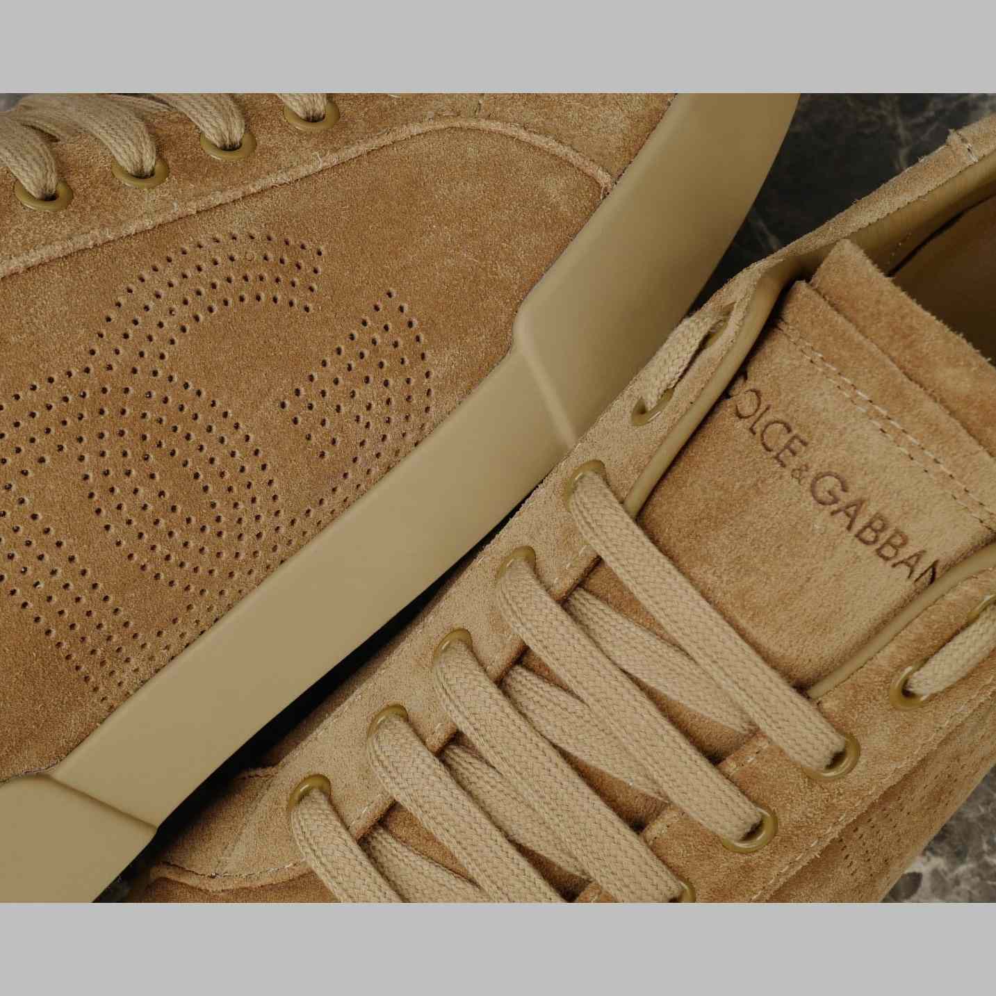 Dolce & Gabbana Calfskin Strobel Portofino Light Sneakers - DopestKickz