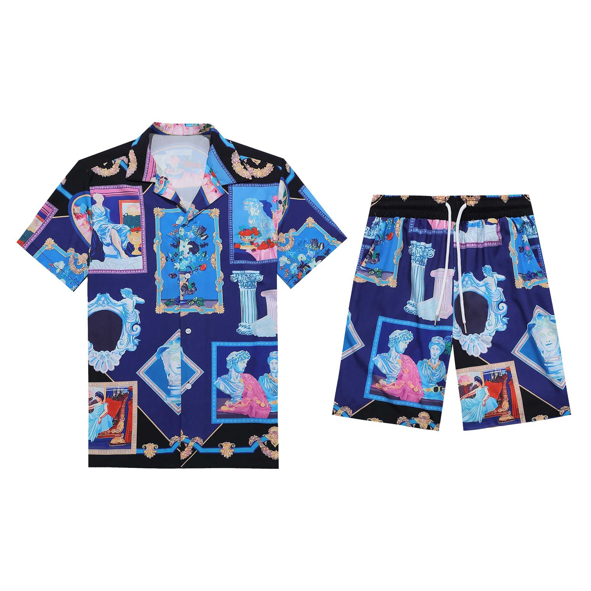 Versace Silk Shirt And Short - DopestKickz