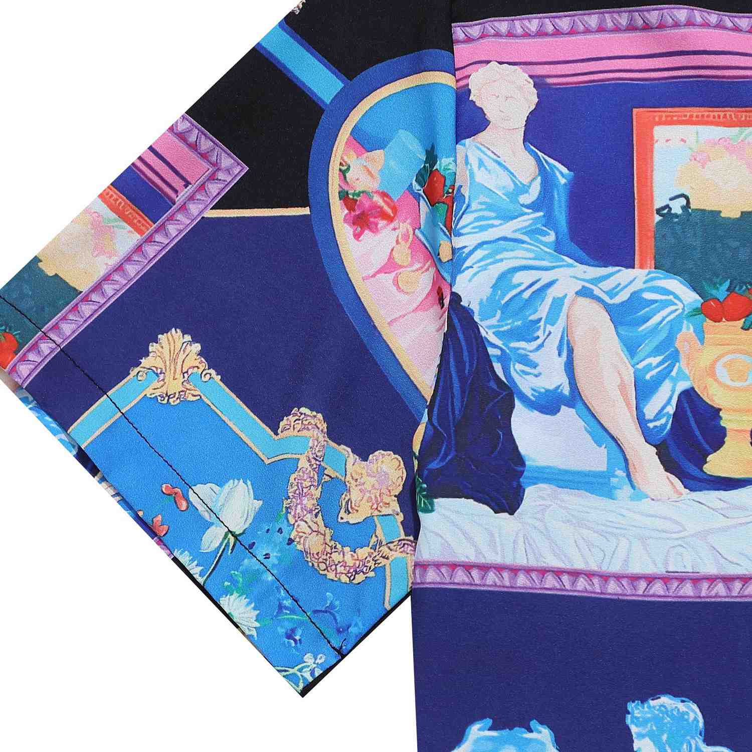 Versace Silk Shirt And Short - DopestKickz