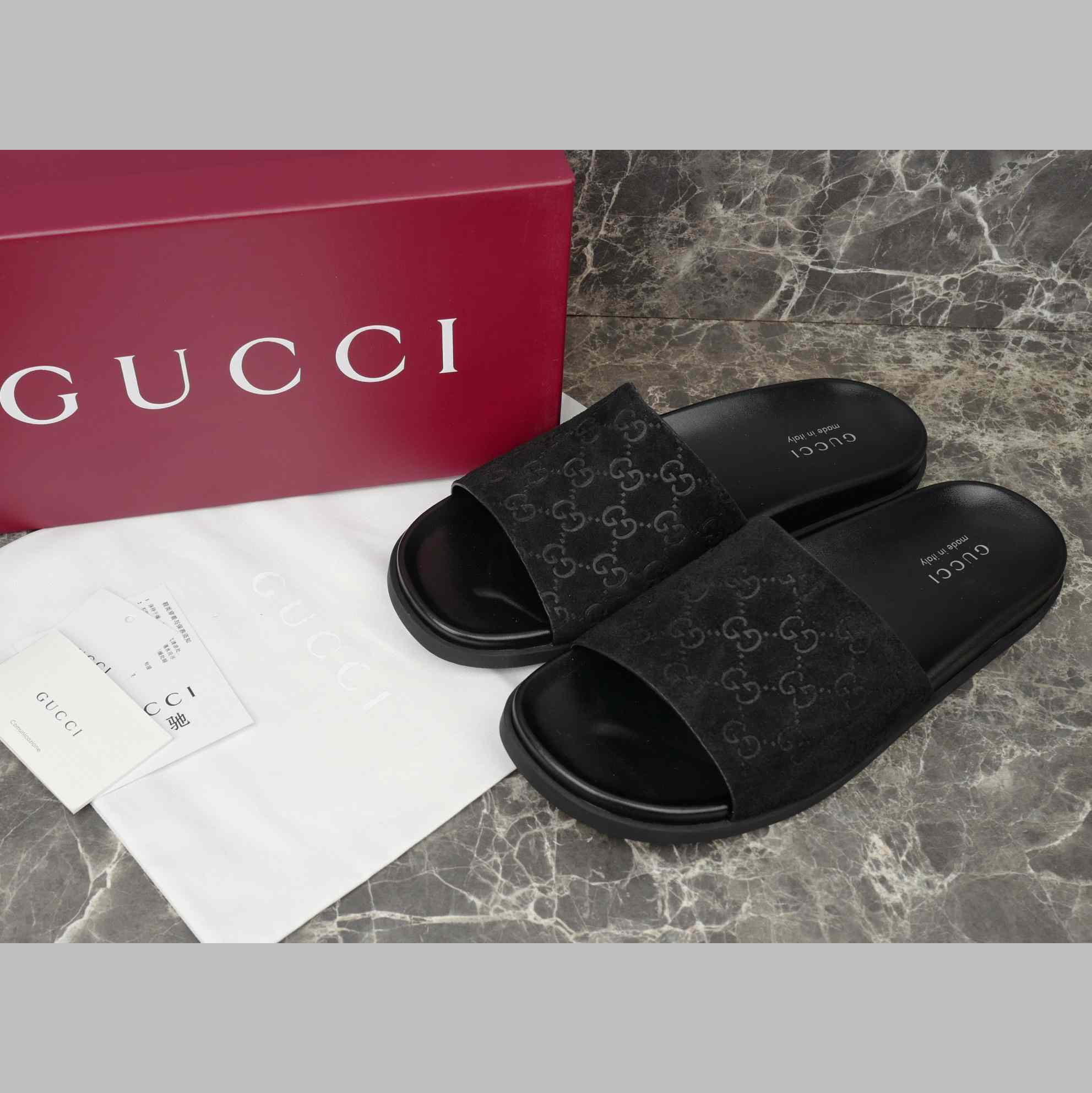 Gucci Men's Slide Sandal - DopestKickz