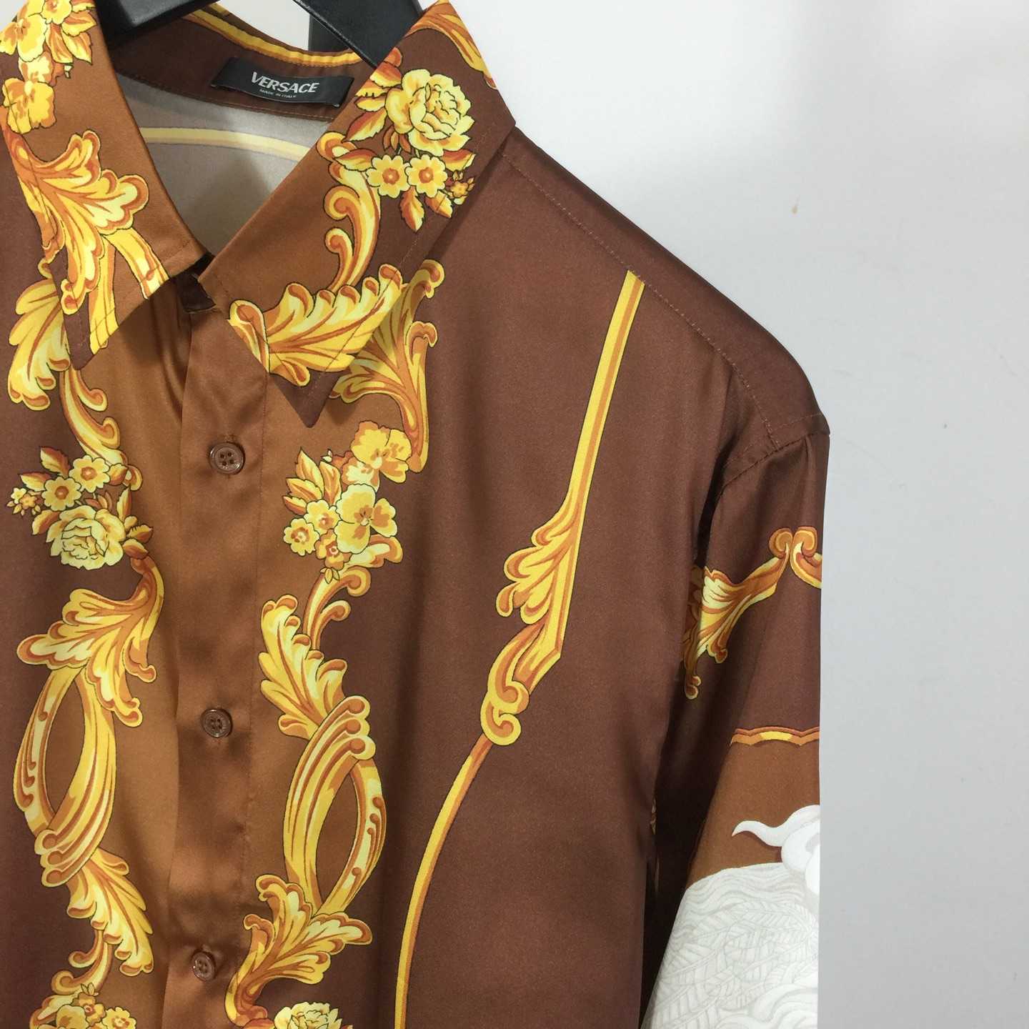 Versace Cameo Silk Shirt - DopestKickz