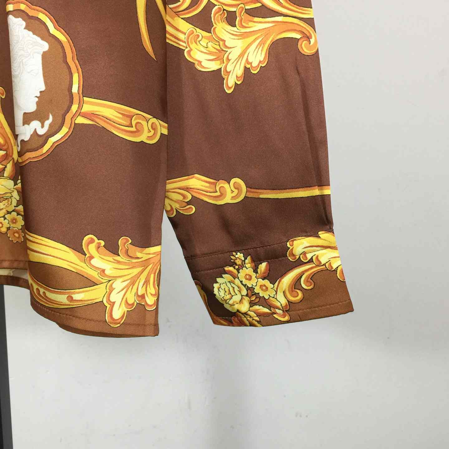 Versace Cameo Silk Shirt - DopestKickz