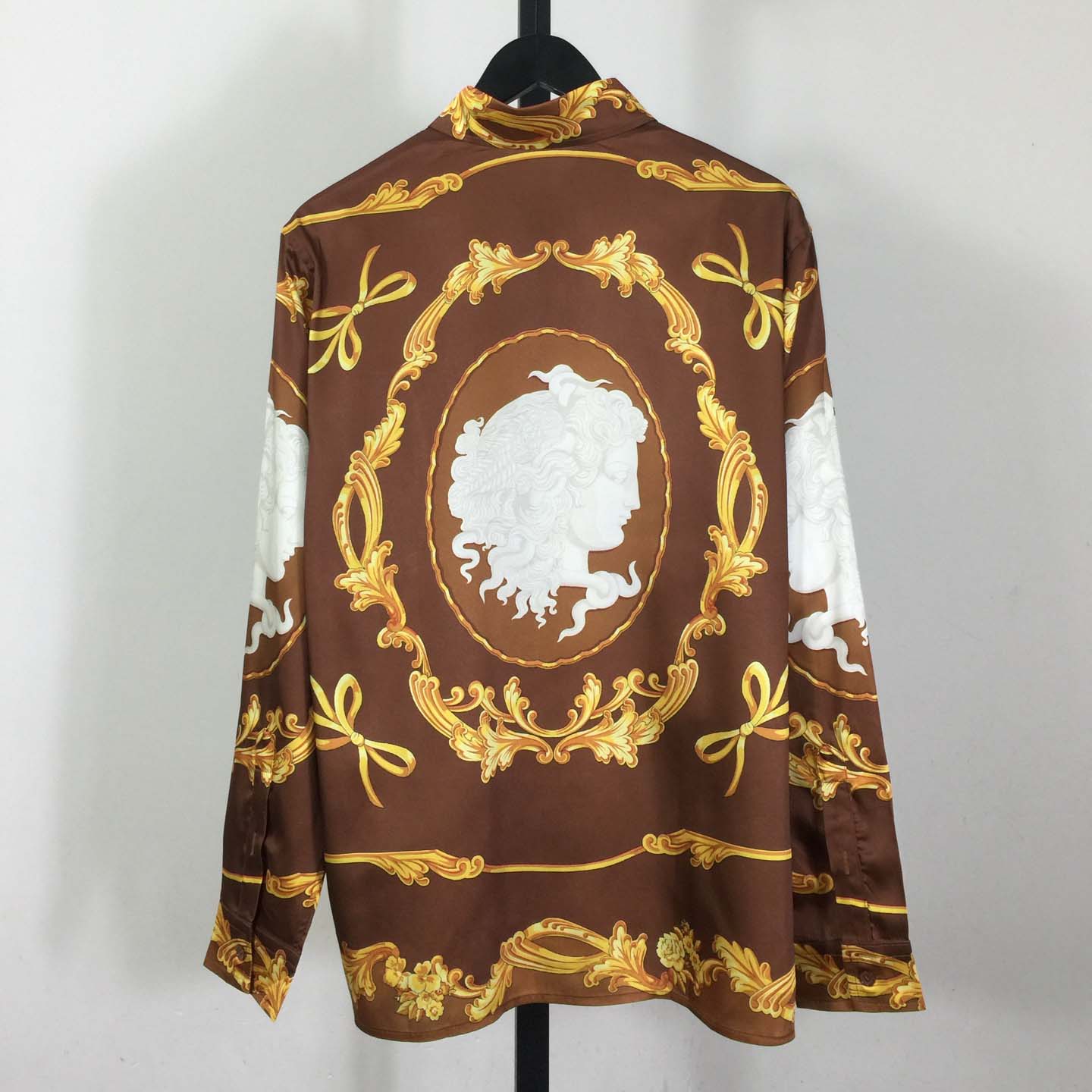 Versace Cameo Silk Shirt - DopestKickz
