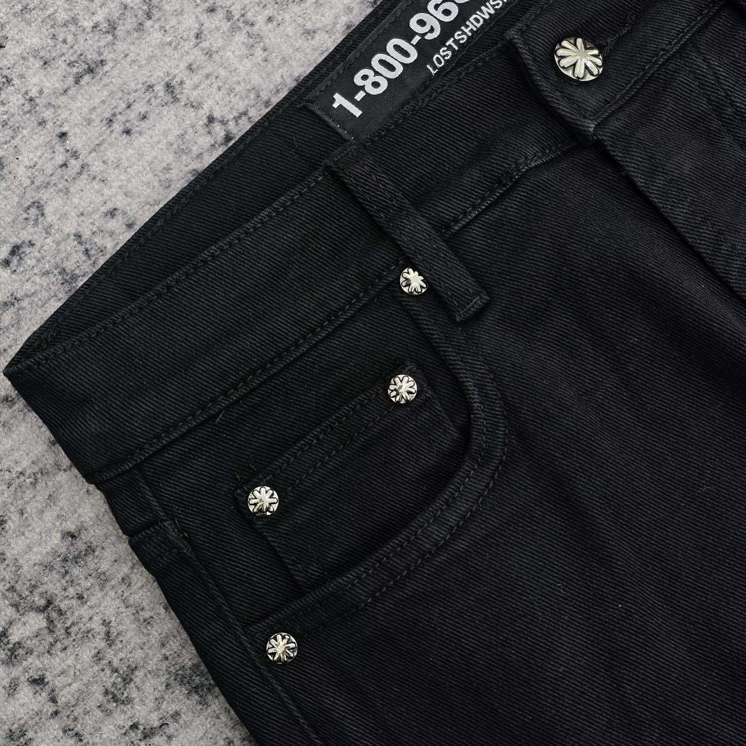 Lost Shadows Grey Waxed Denim   708 - DopestKickz