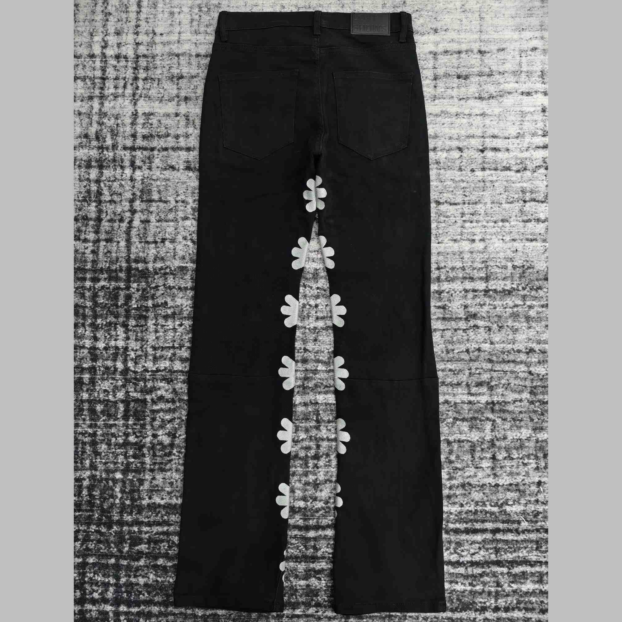 Lost Shadows Grey Waxed Denim   708 - DopestKickz