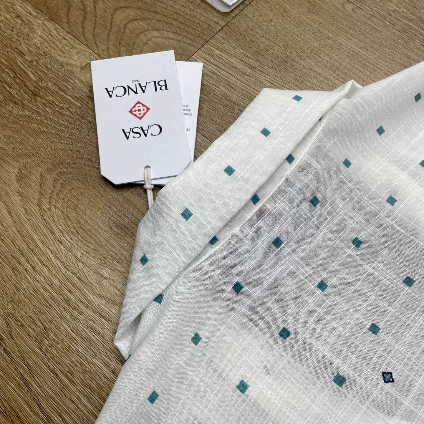 Casablanca Gradient Monogram Short Sleeve Silk Shirt  CA3537 - DopestKickz