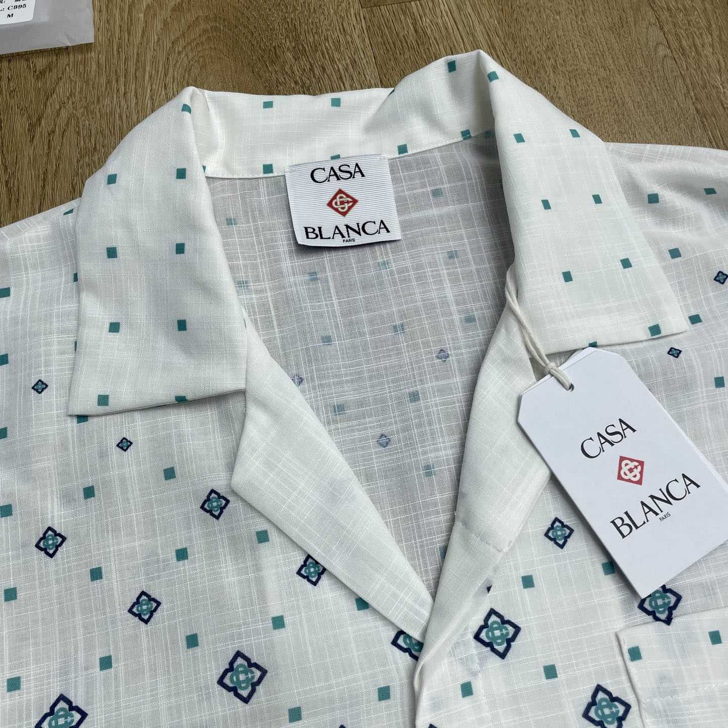 Casablanca Gradient Monogram Short Sleeve Silk Shirt  CA3537 - DopestKickz