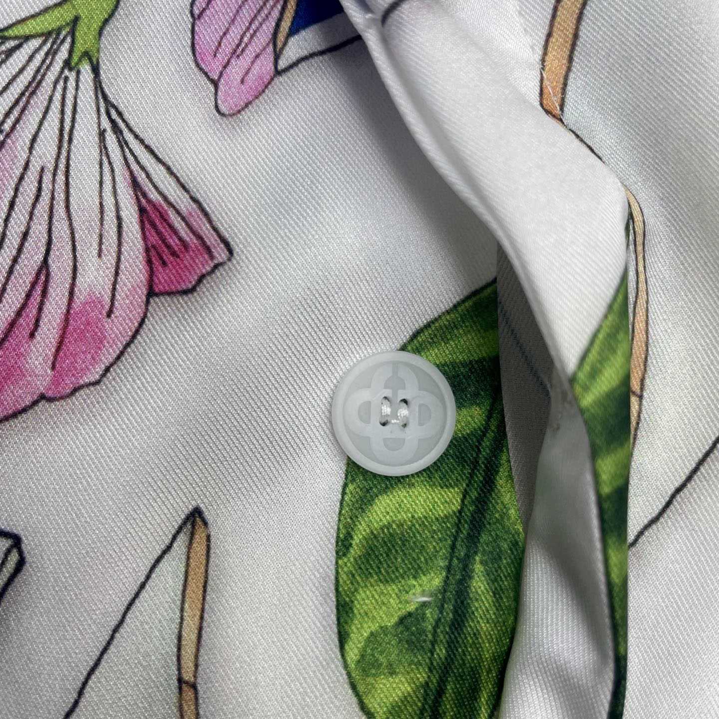 Casablanca Le Vase Brise Short Sleeve Silk Shirt    CA3531 - DopestKickz