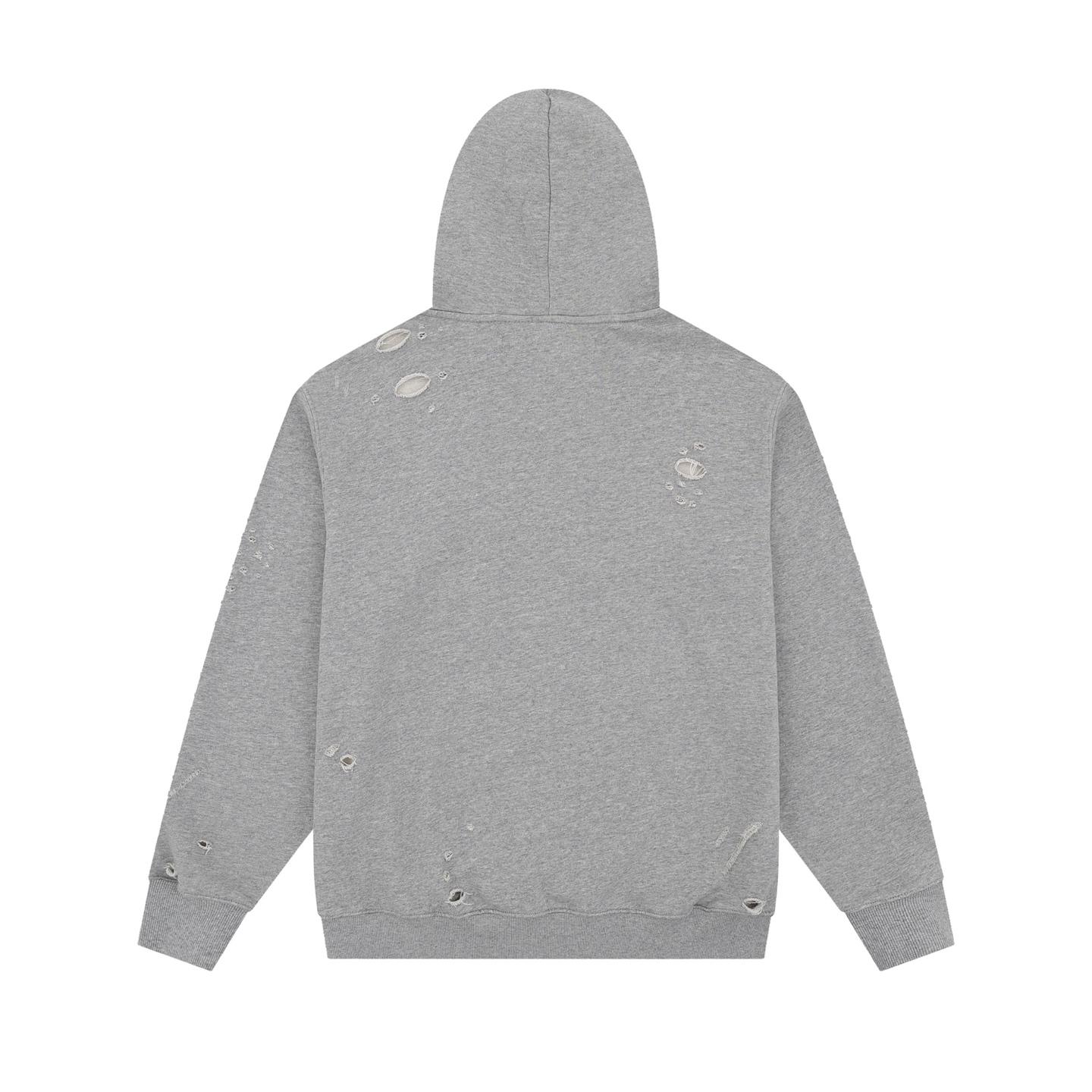 LostShdws OG Logo Hoodie Heather Grey - DopestKickz