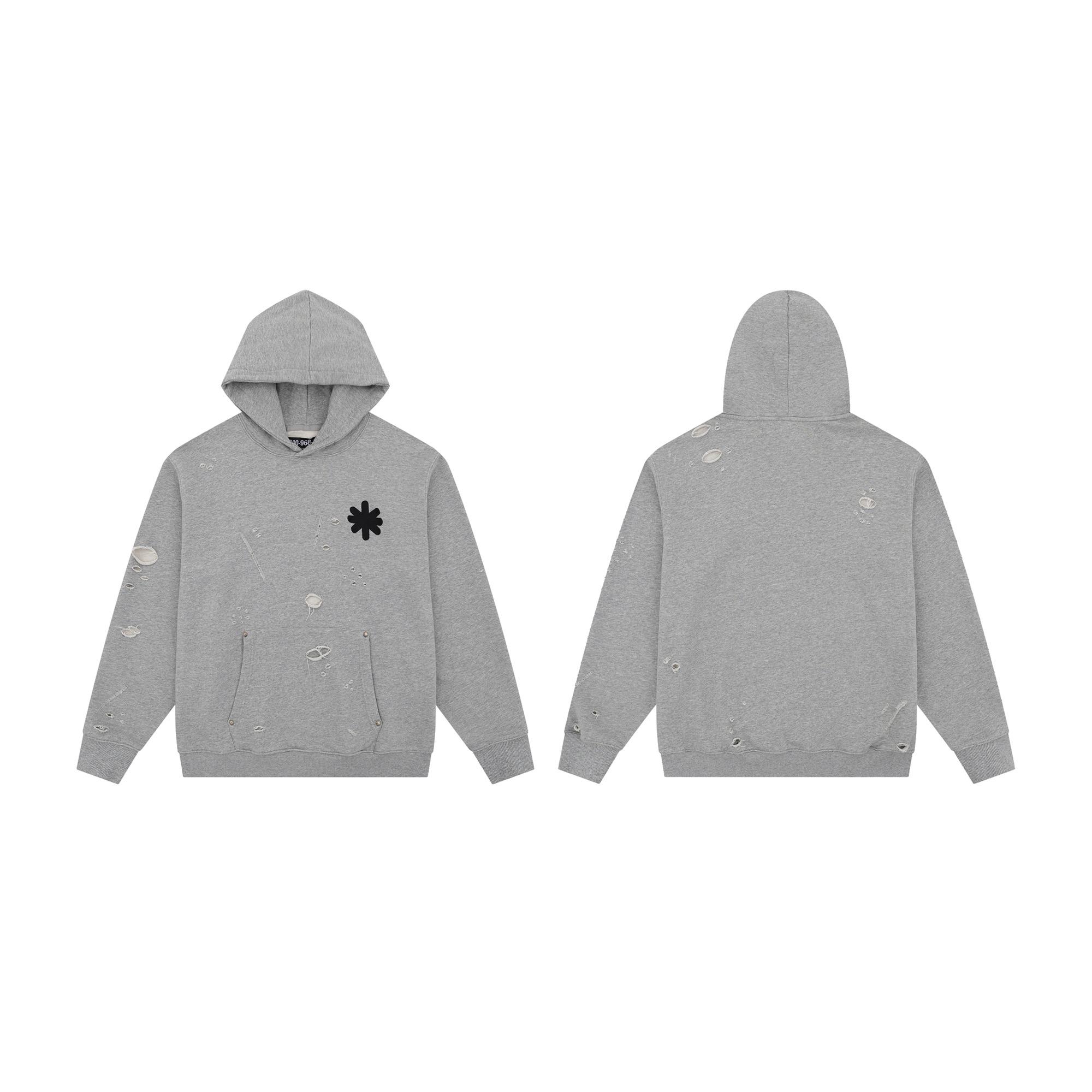 LostShdws OG Logo Hoodie Heather Grey - DopestKickz