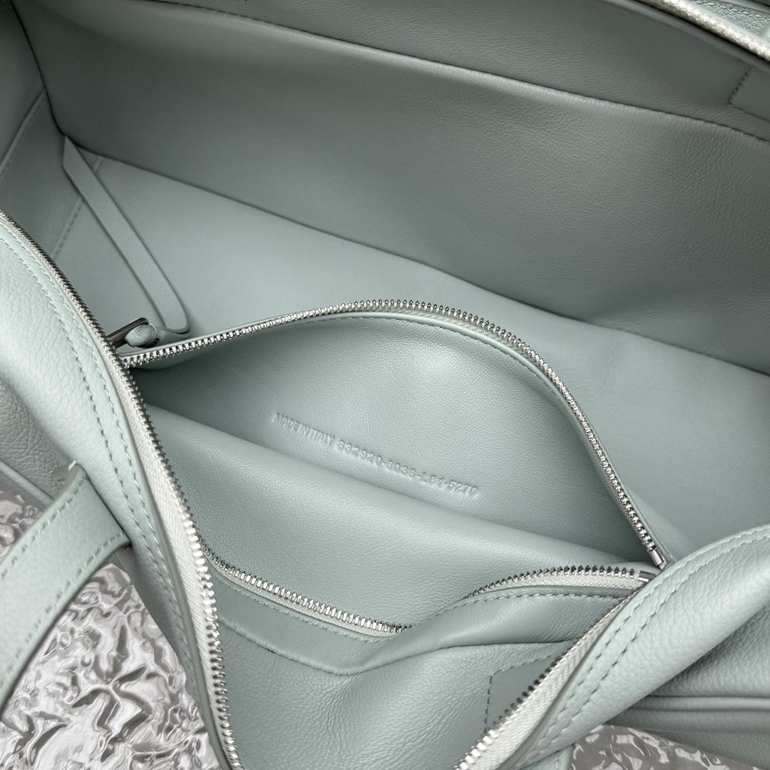 Balenciaga Carrie Bowling Bag Small In Mineral Green - DopestKickz