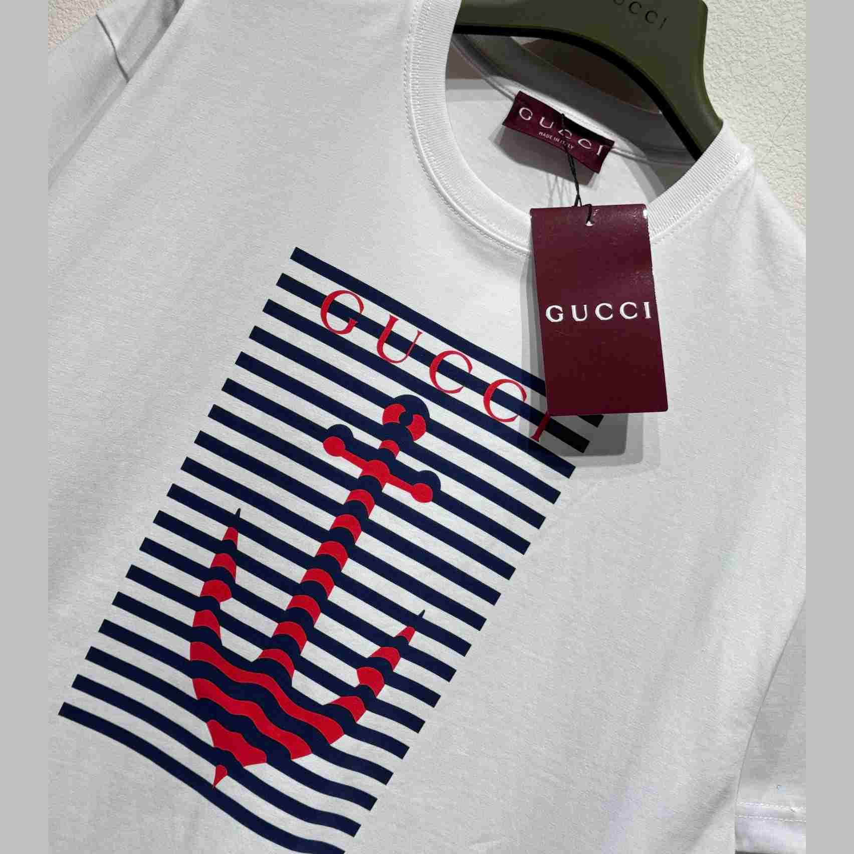 Gucci Printed Cotton Jersey T-shirt - DopestKickz