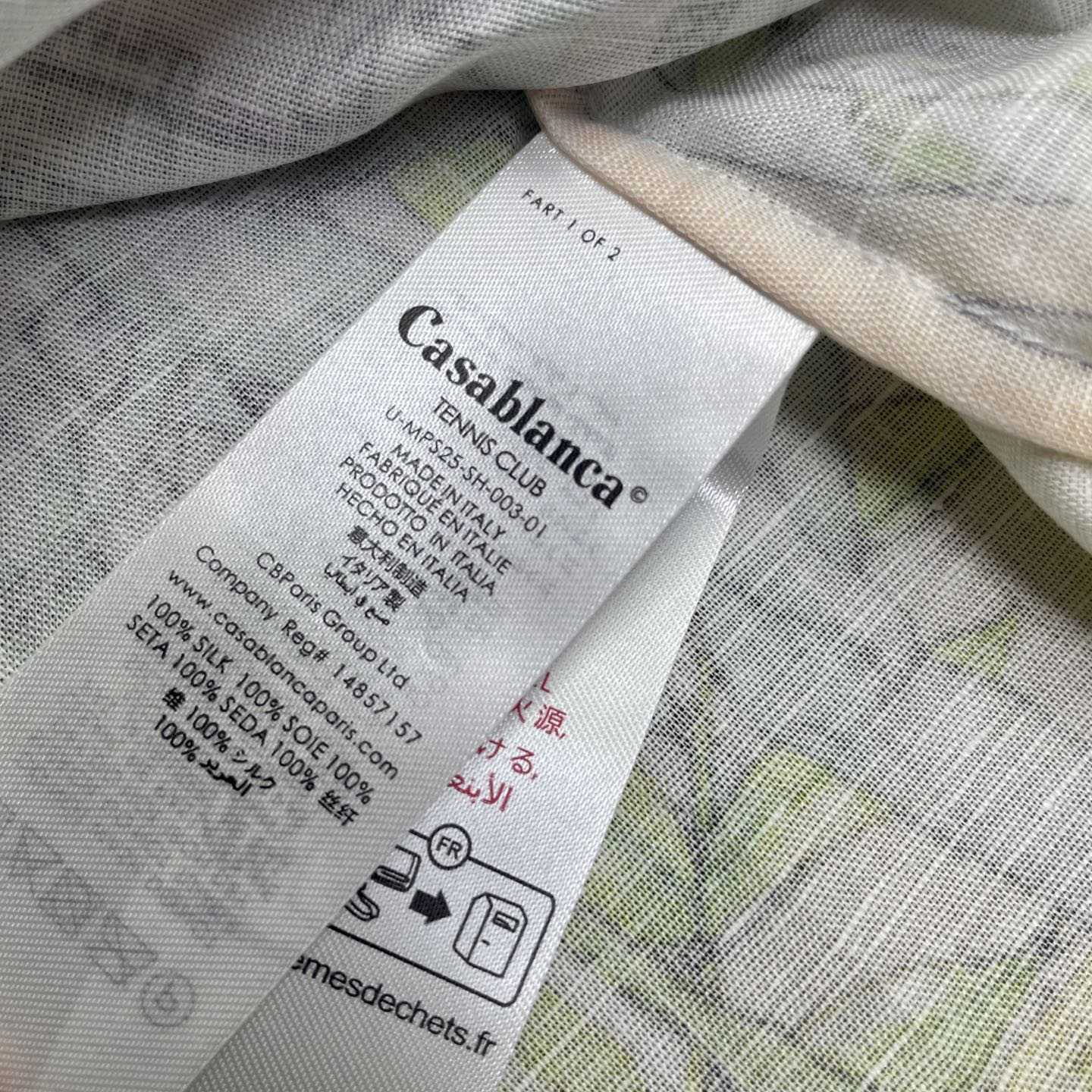 Casablanca Vase Linen Shirt   CA3525 - DopestKickz