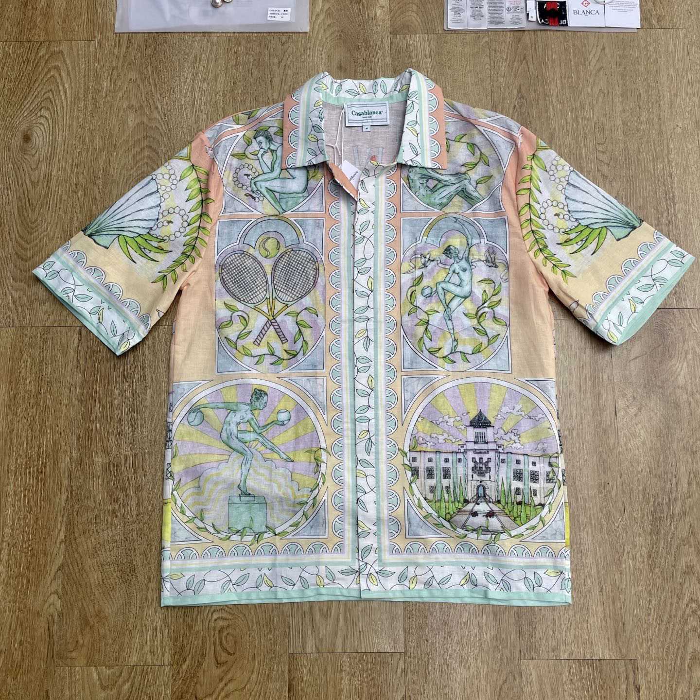 Casablanca Vase Linen Shirt   CA3525 - DopestKickz