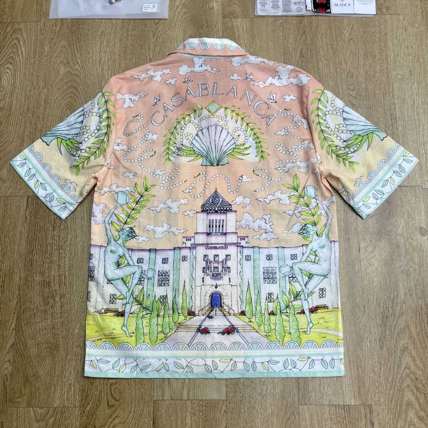Casablanca Vase Linen Shirt   CA3525 - DopestKickz